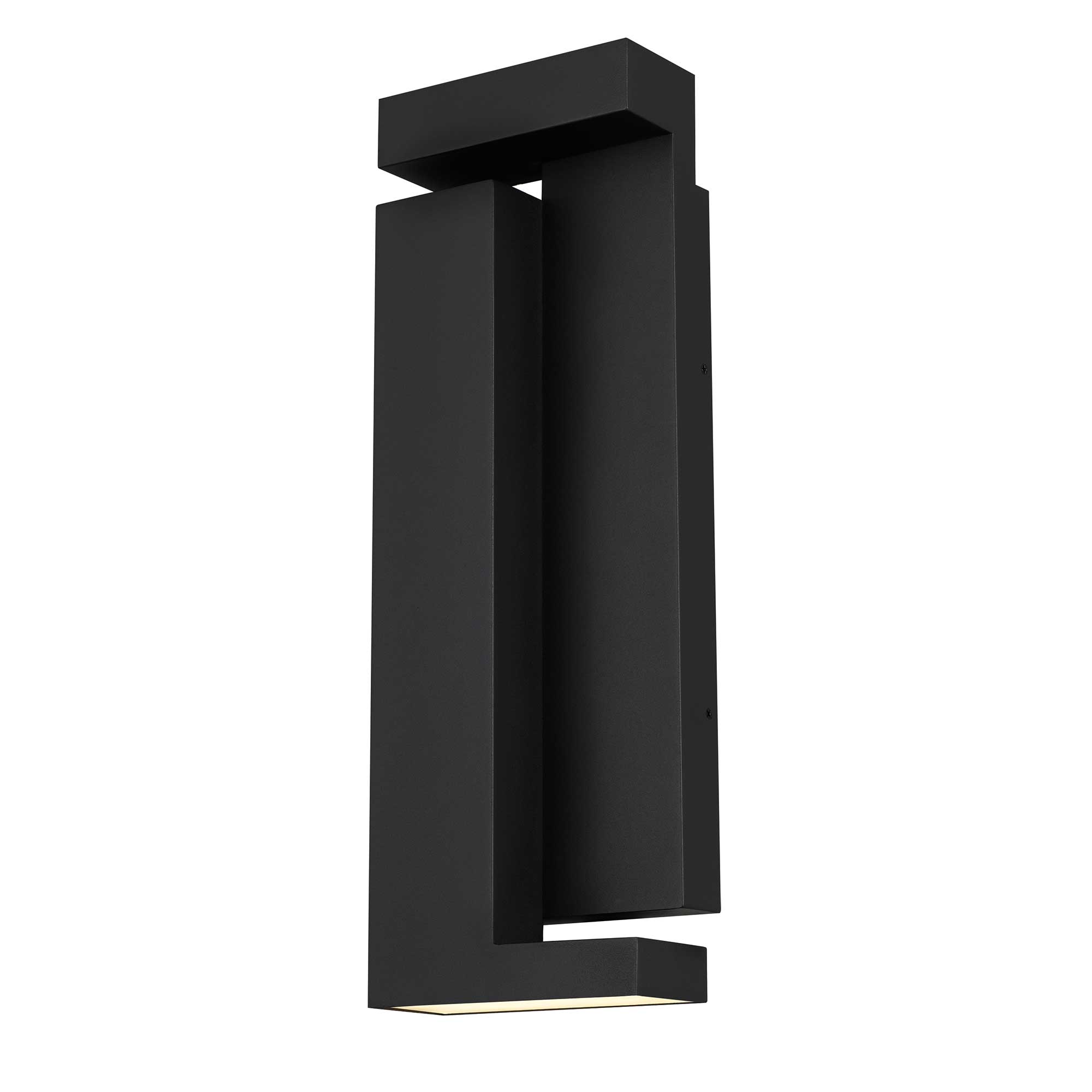 Alteck Dance 18-Inch Black 3-CCT LED Outdoor Wall Light - AW0037-3CCT-W-BK