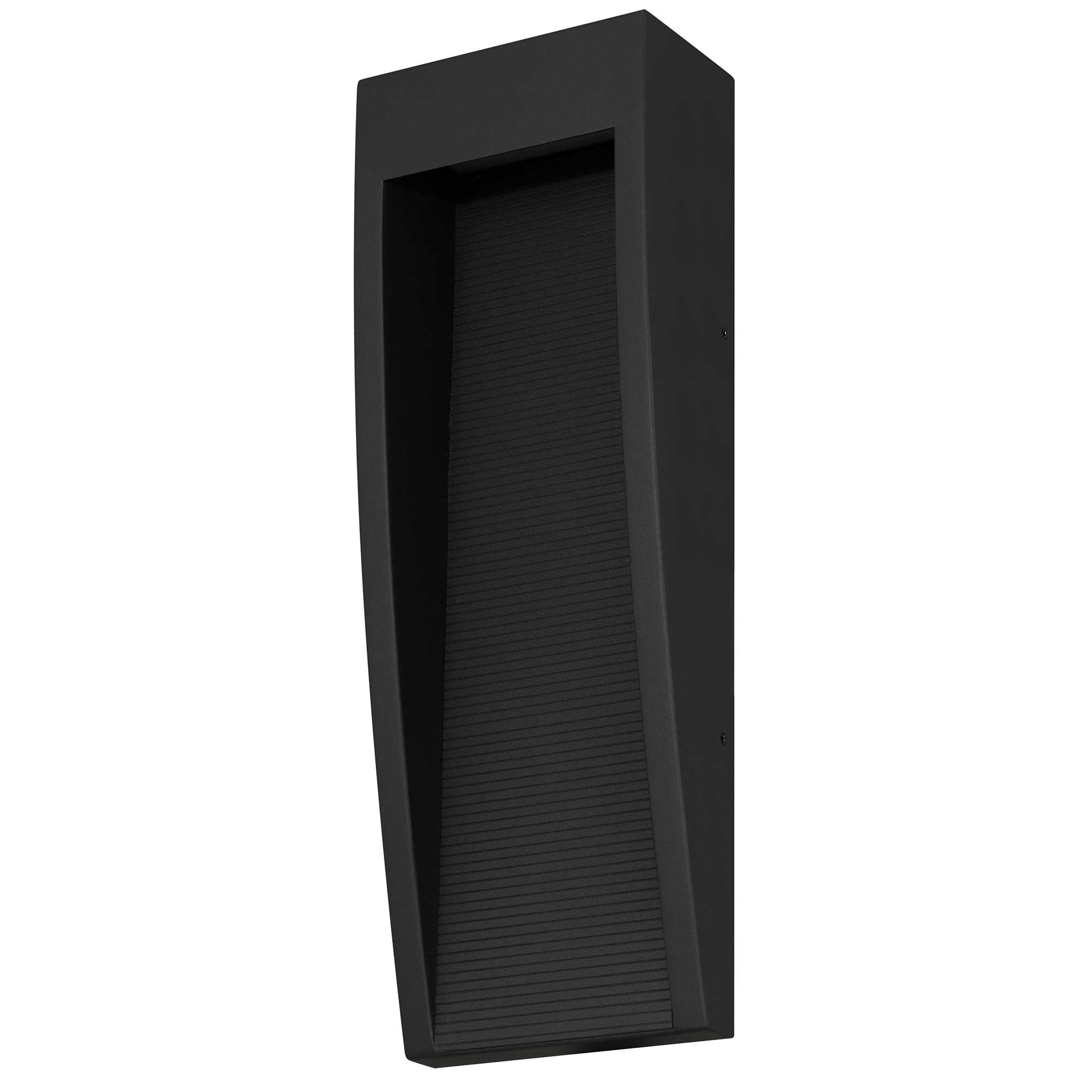 Alteck Taper 16-Inch Black 3-CCT LED Outdoor Wall Light - AW0039-3CCT-W-BK - Product Image 2