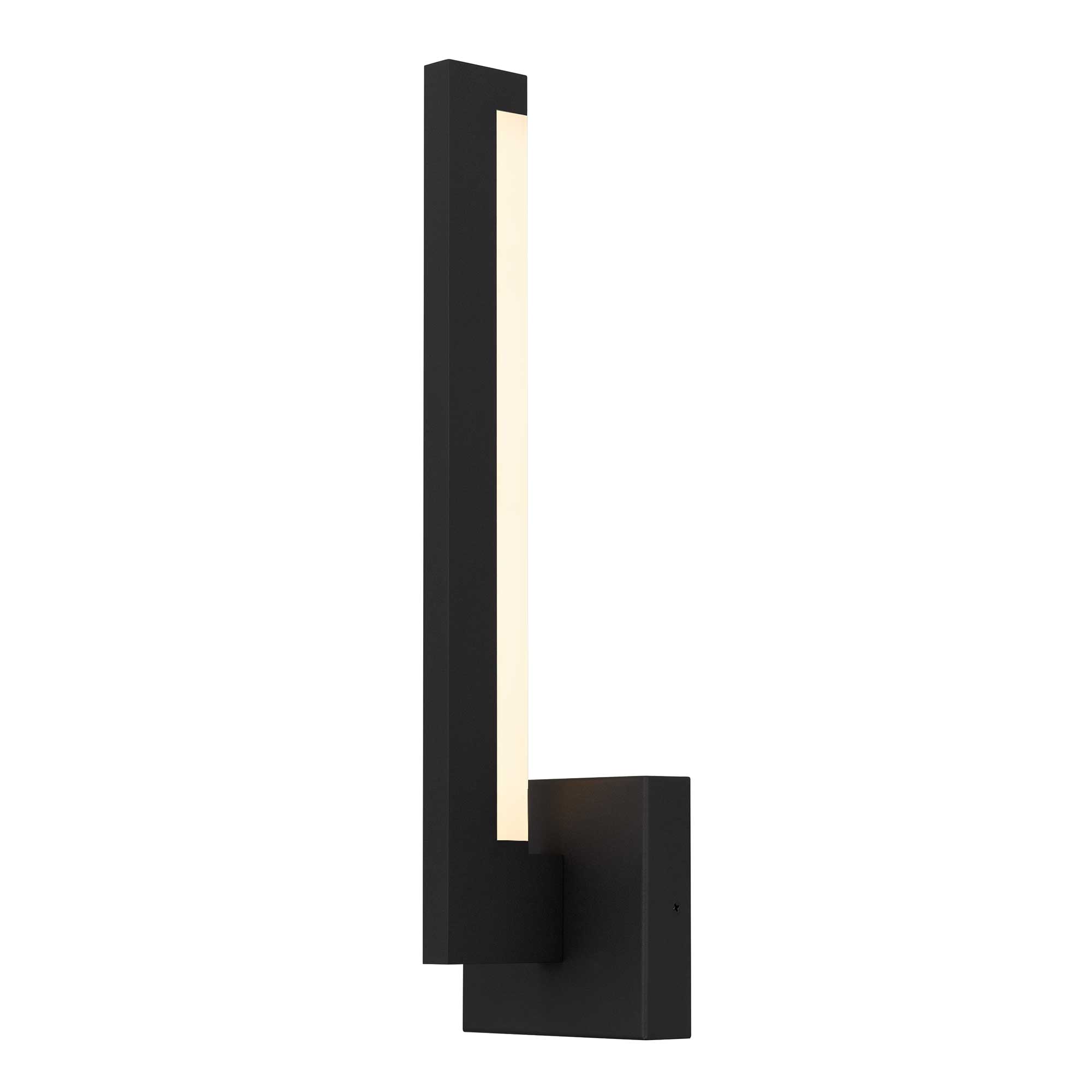 Alteck Lana 18-Inch Black 3-CCT LED Outdoor Wall Light - AW0040-3CCT-W-BK