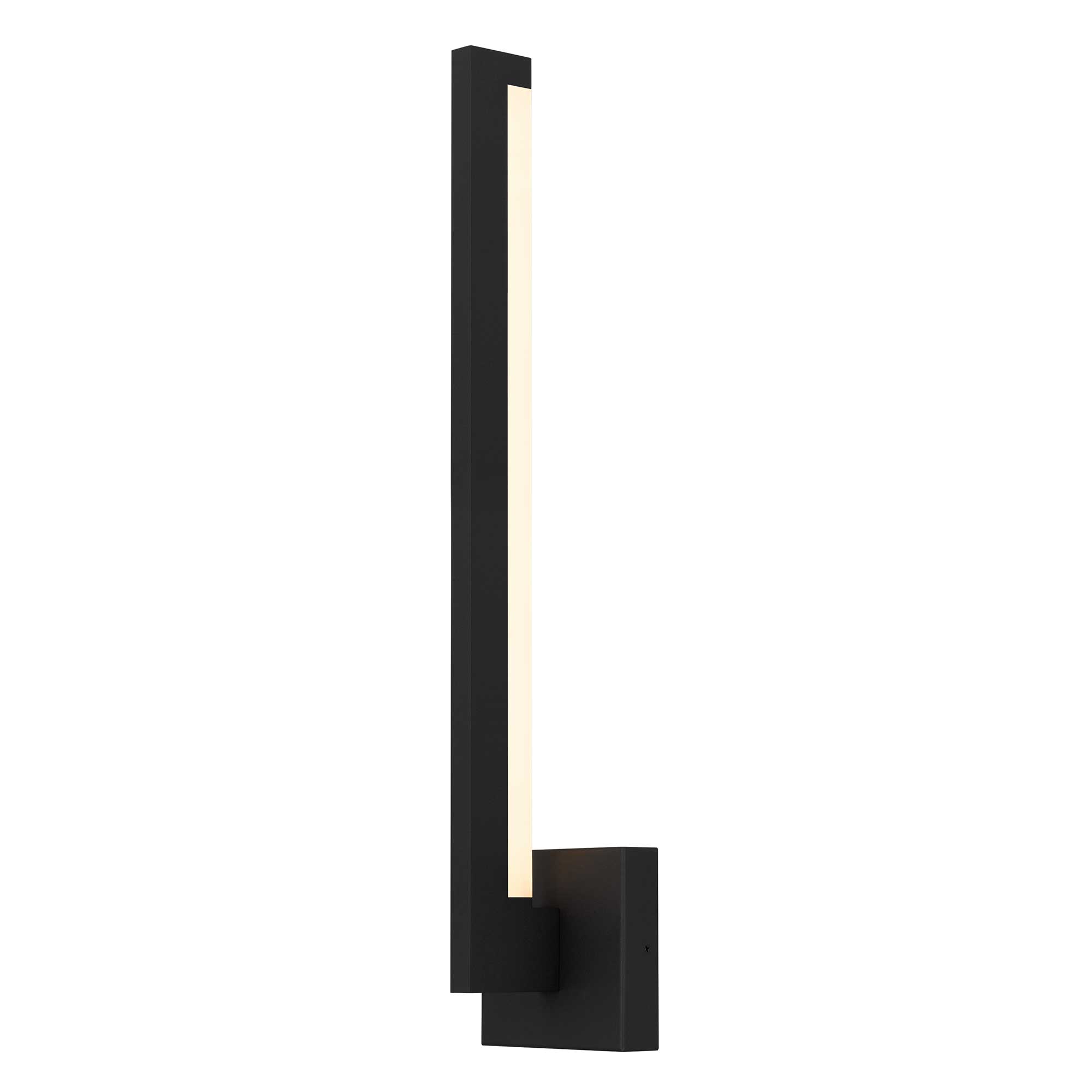 Alteck Lana 24-Inch Black 3-CCT LED Outdoor Wall Light - AW0041-3CCT-W-BK
