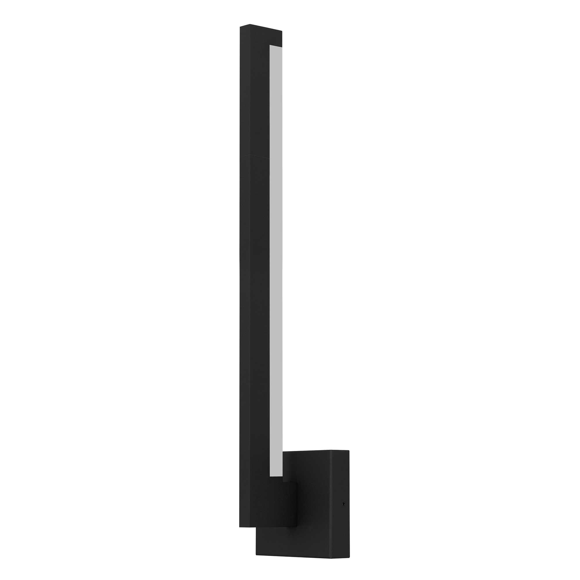 Alteck Lana 24-Inch Black 3-CCT LED Outdoor Wall Light - AW0041-3CCT-W-BK - Product Image 2