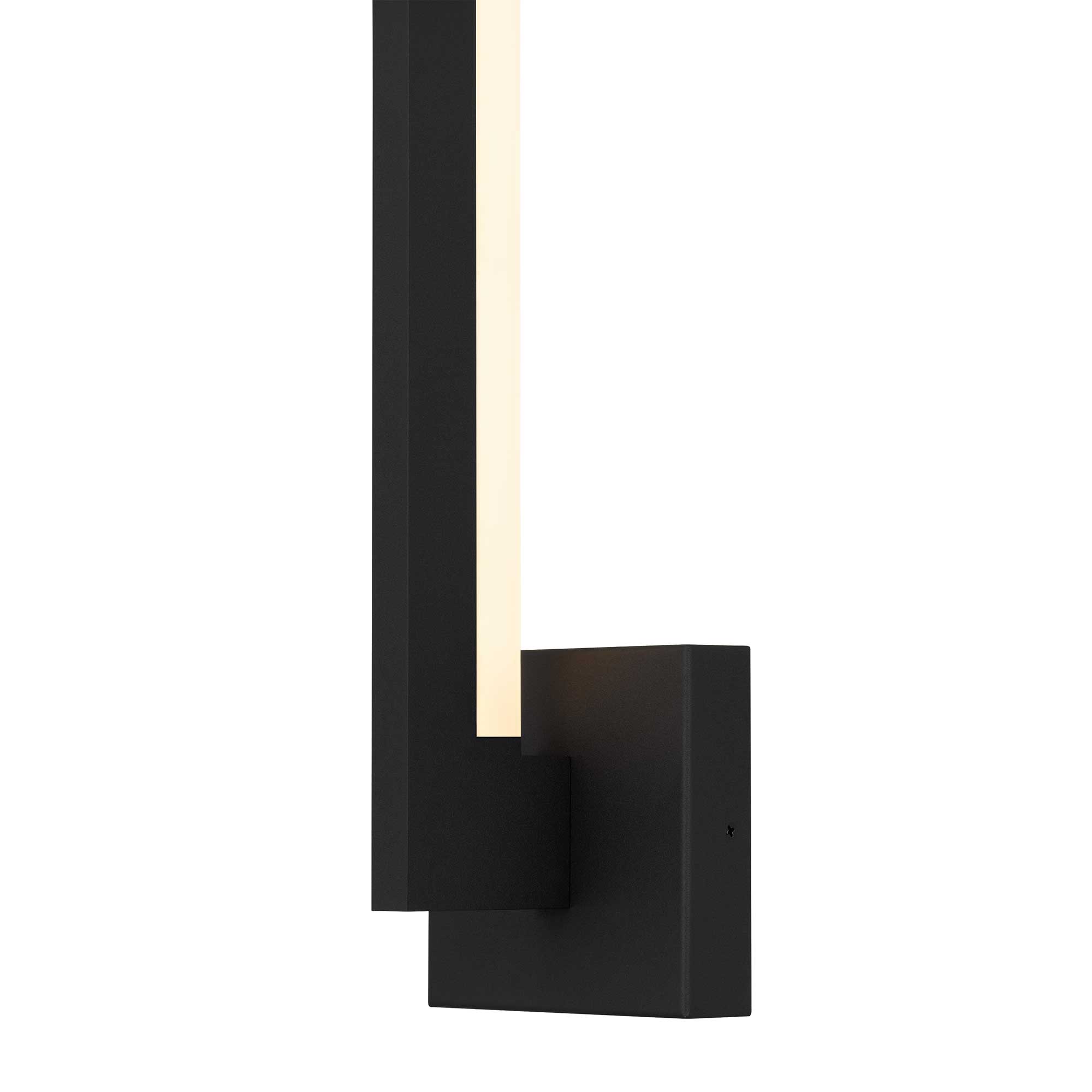 Alteck Lana 24-Inch Black 3-CCT LED Outdoor Wall Light - AW0041-3CCT-W-BK - Product Image 5