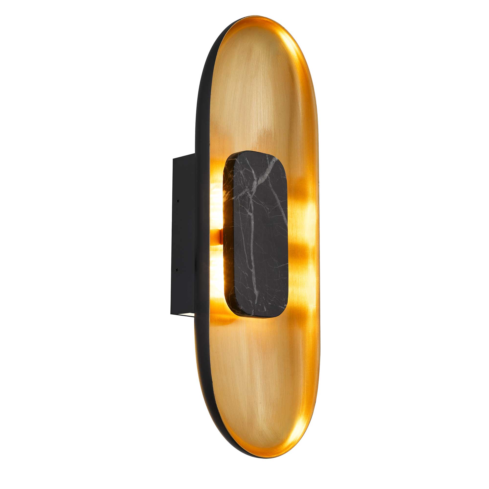 Alteck Marilyn 20-Inch Black 3-CCT LED Outdoor Wall Light - AW0042-3CCT-W-BK/BB