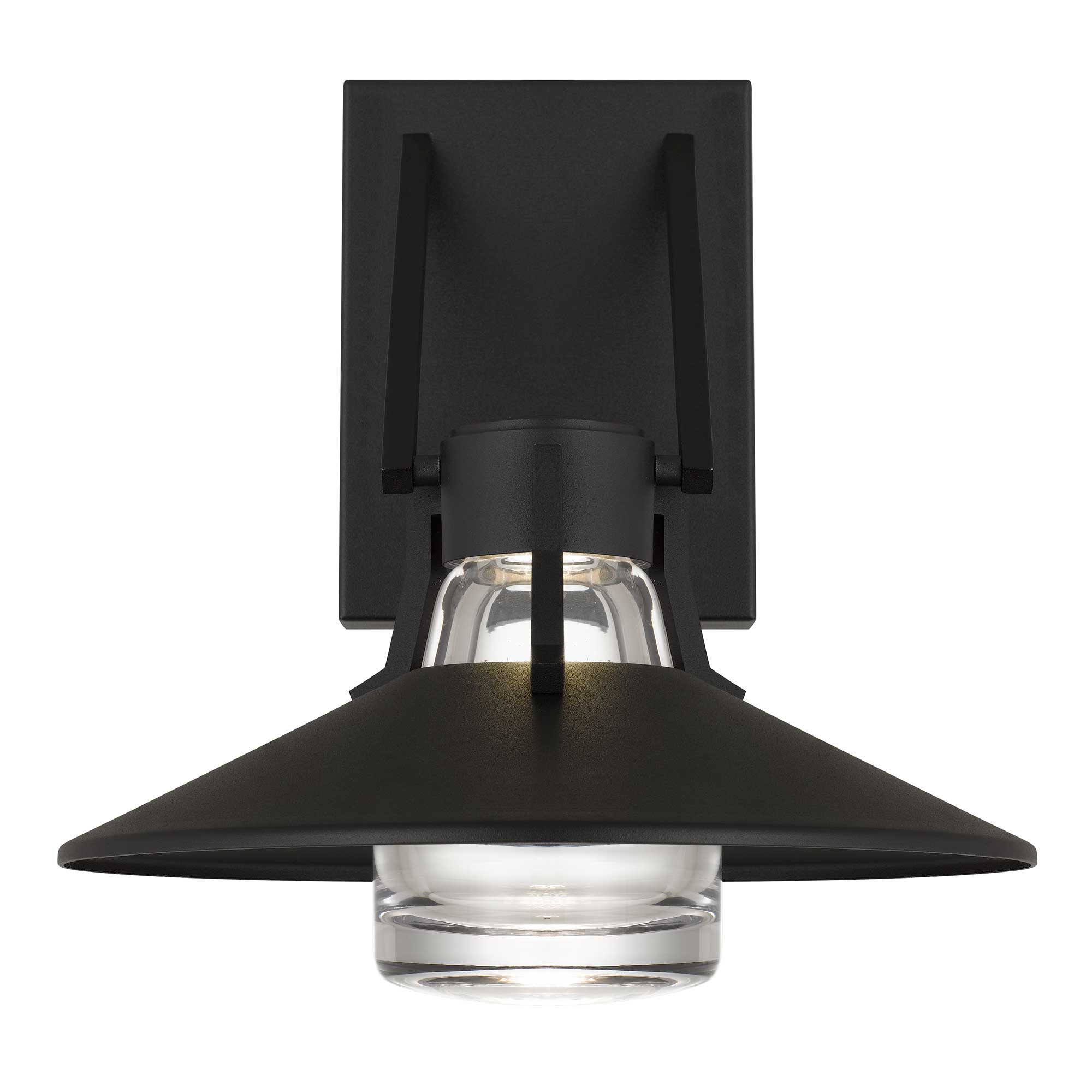 Alteck Radiant 10.5-Inch Black 3-CCT LED Outdoor Wall Light - AW0044-3CCT-W-BK - Product Image 3