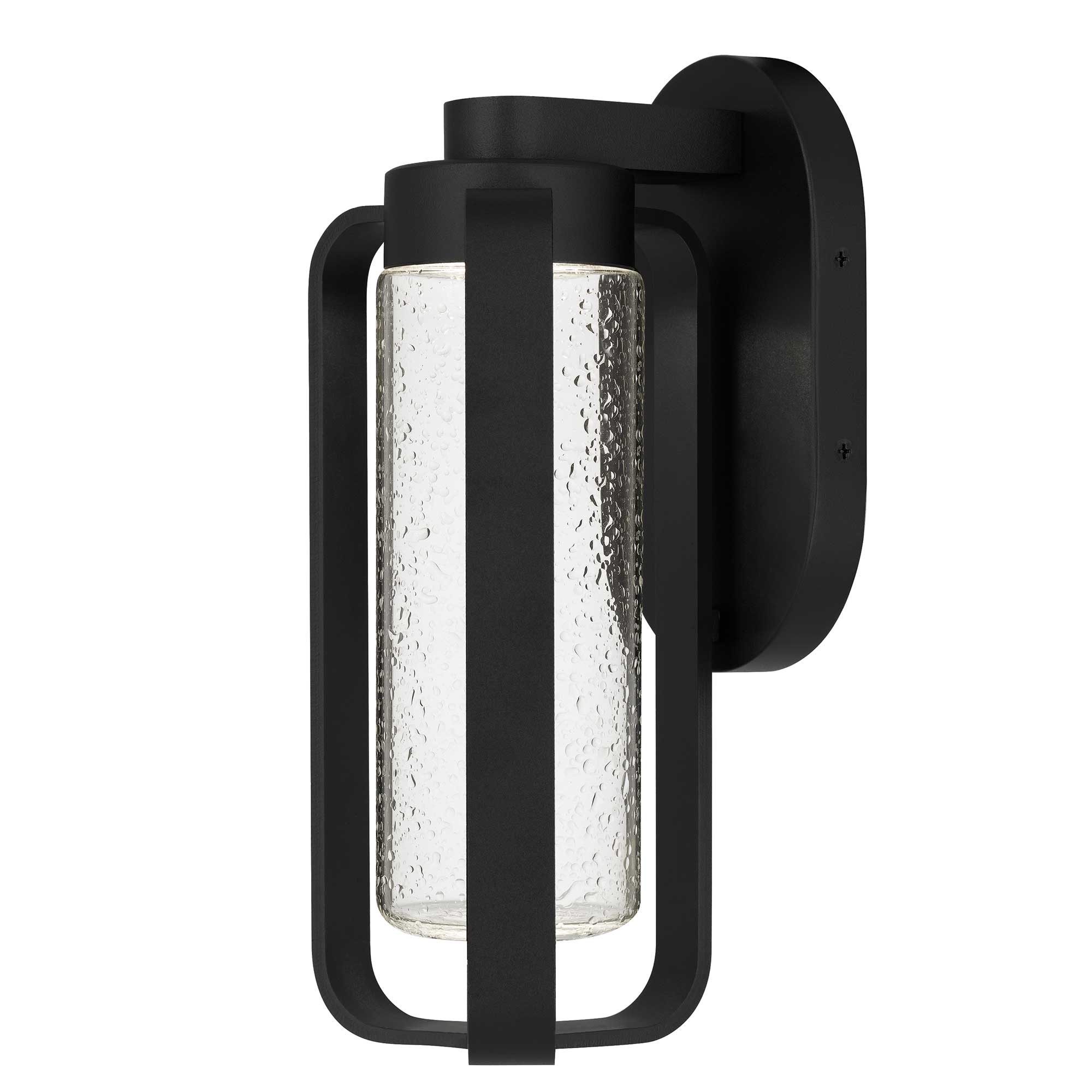 Alteck Clover 12-Inch Black 3-CCT LED Outdoor Wall Light - AW0047-3CCT-W-BK
