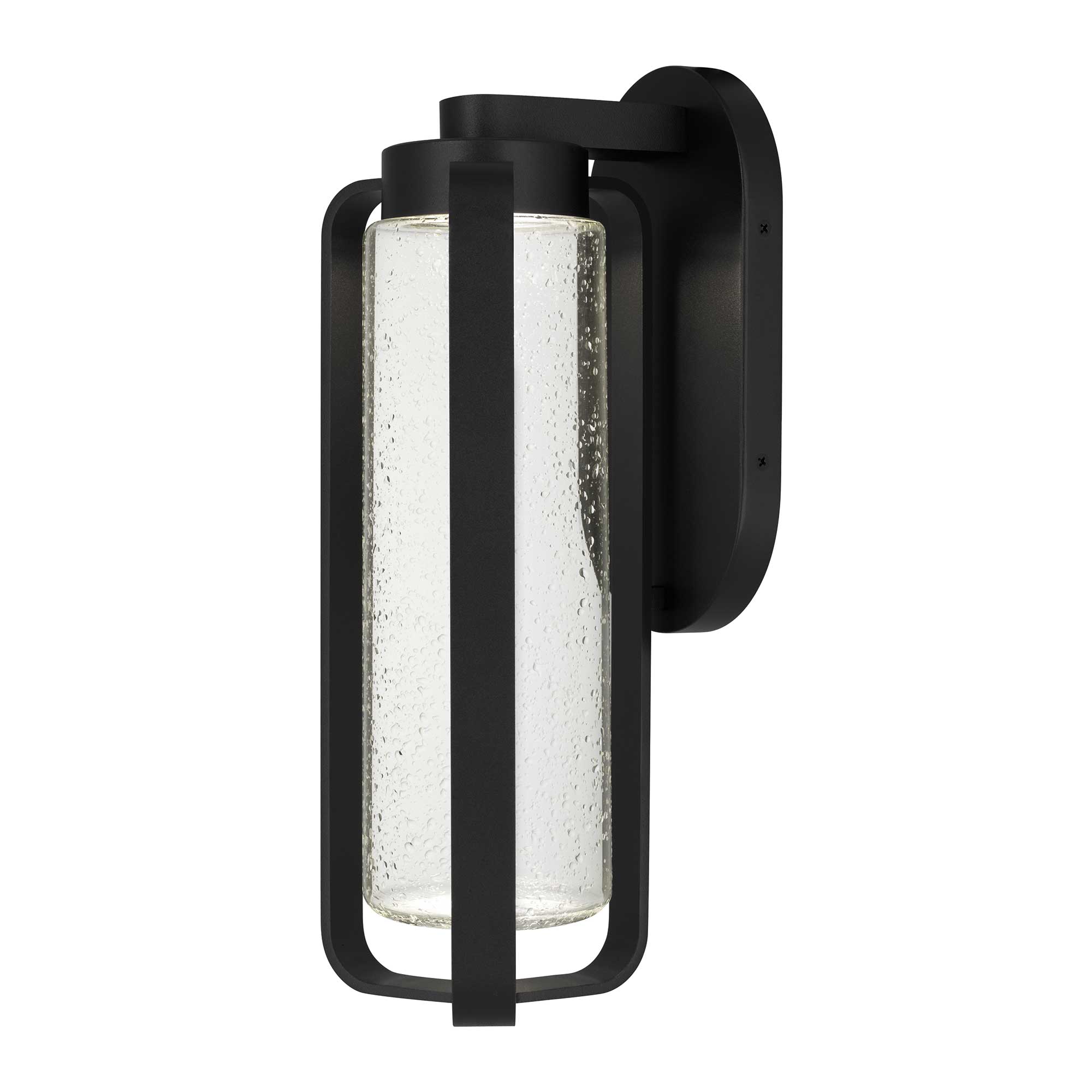 Alteck Clover 15.5-Inch Black 3-CCT LED Outdoor Wall Light - AW0048-3CCT-W-BK