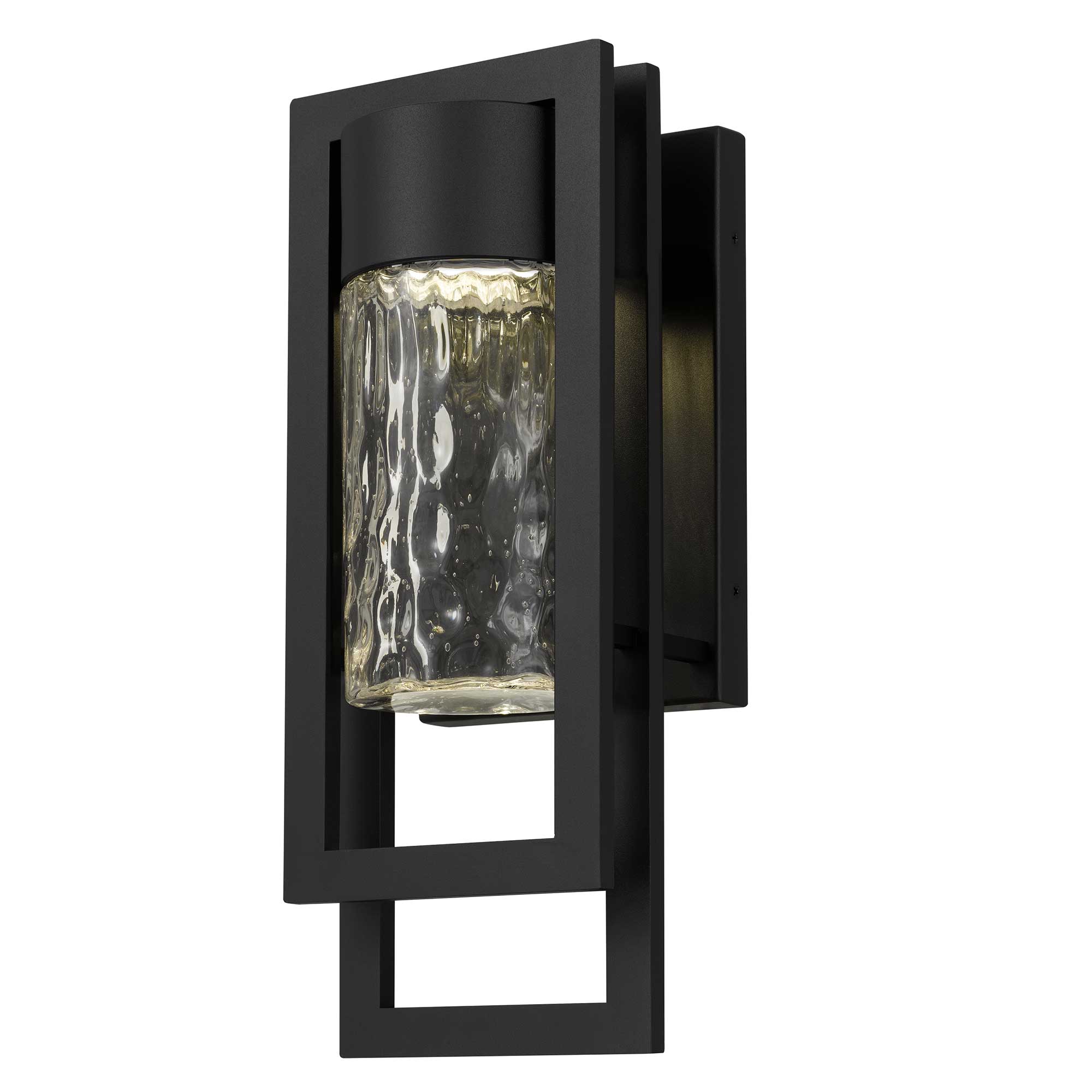 Alteck 2 Step 15-Inch Black 3-CCT LED Outdoor Wall Light - AW0050-3CCT-W-BK