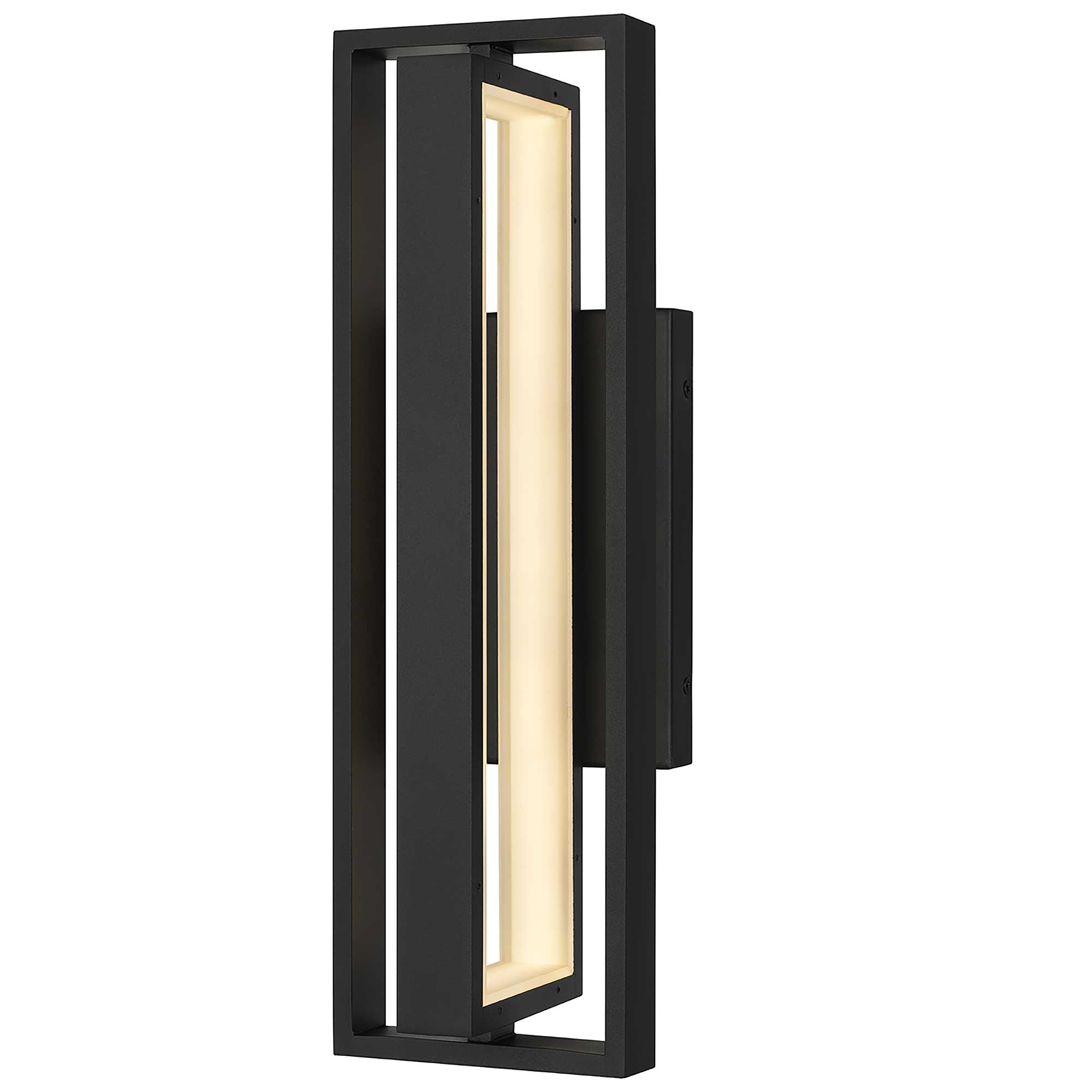 Alteck IN & OUT 18.5-Inch Black LED Outdoor Wall Light - AW0053-30-W-BK