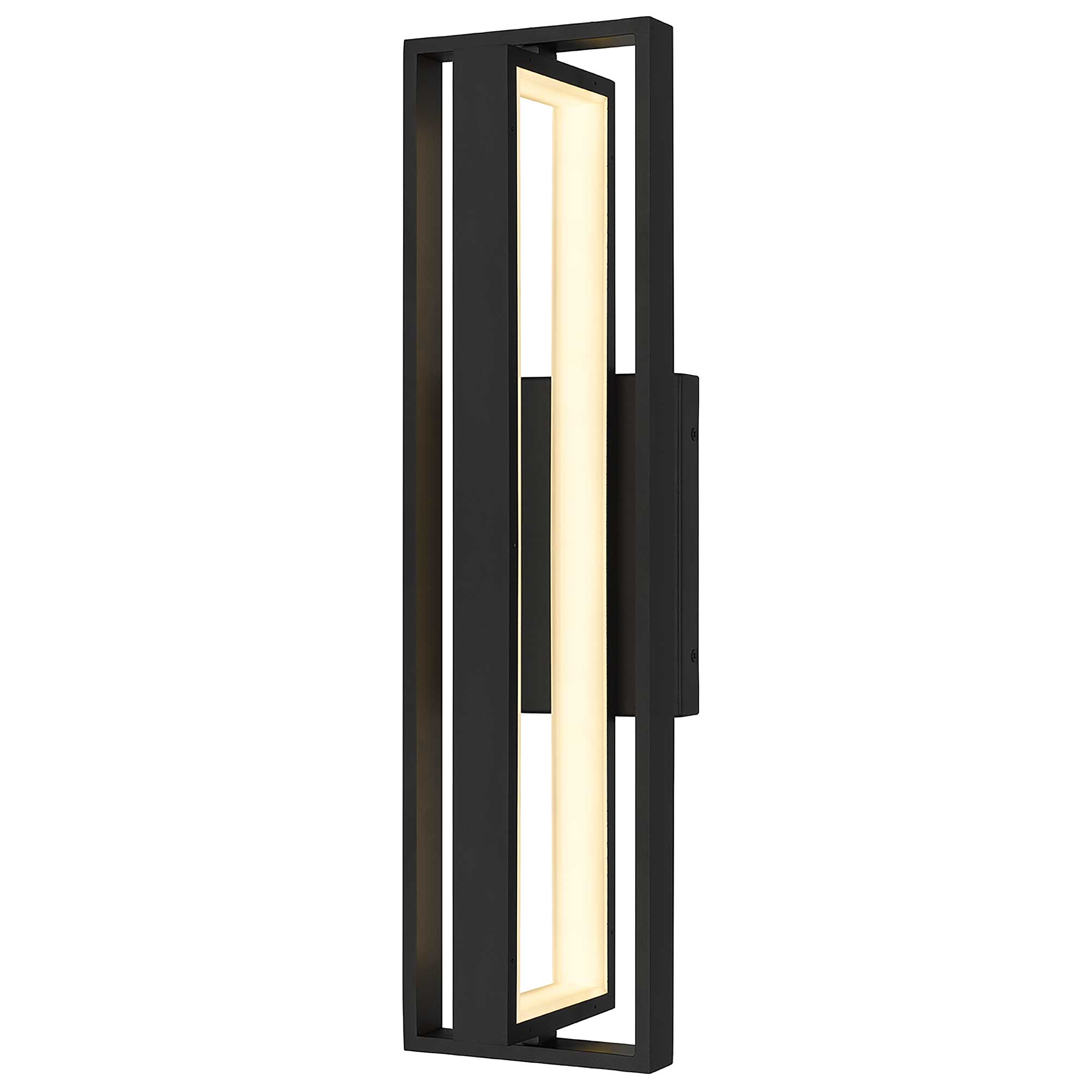 Alteck IN & OUT 24.5-Inch Black LED Outdoor Wall Light - AW0054-30-W-BK