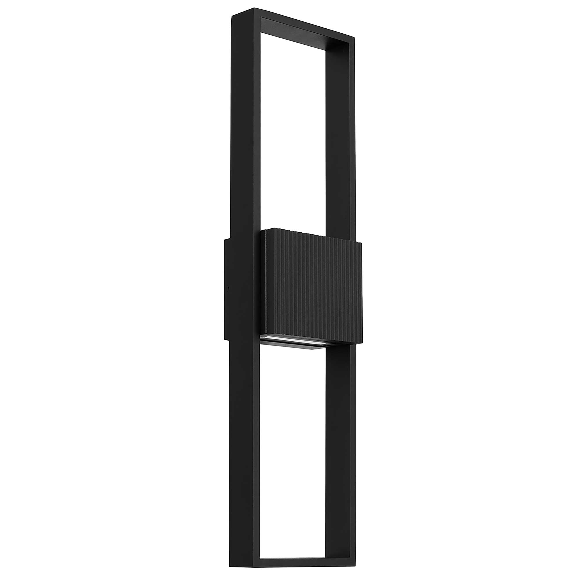 Alteck Miami 24-Inch Black 3-CCT LED Outdoor Wall Light - AW0057-3CCT-W-BK - Product Image 2