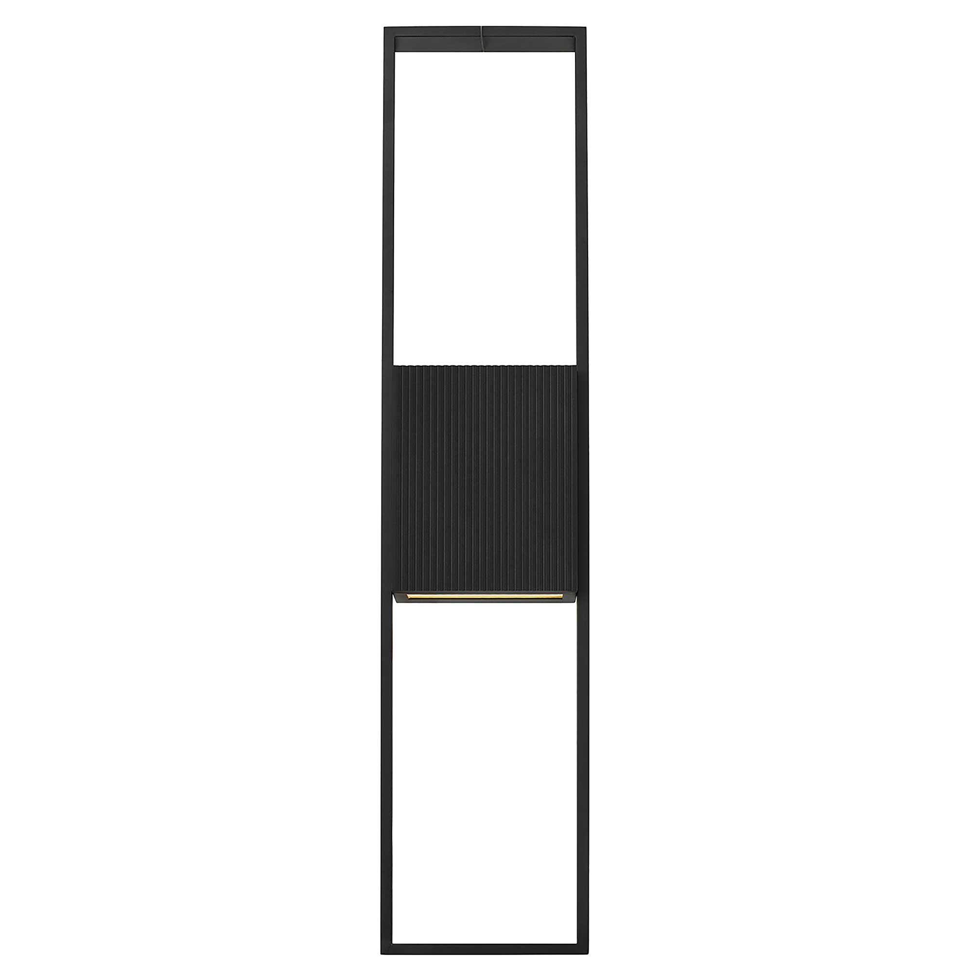 Alteck Miami 32-Inch Black 3-CCT LED Outdoor Wall Light - AW0058-3CCT-W-BK - Product Image 3