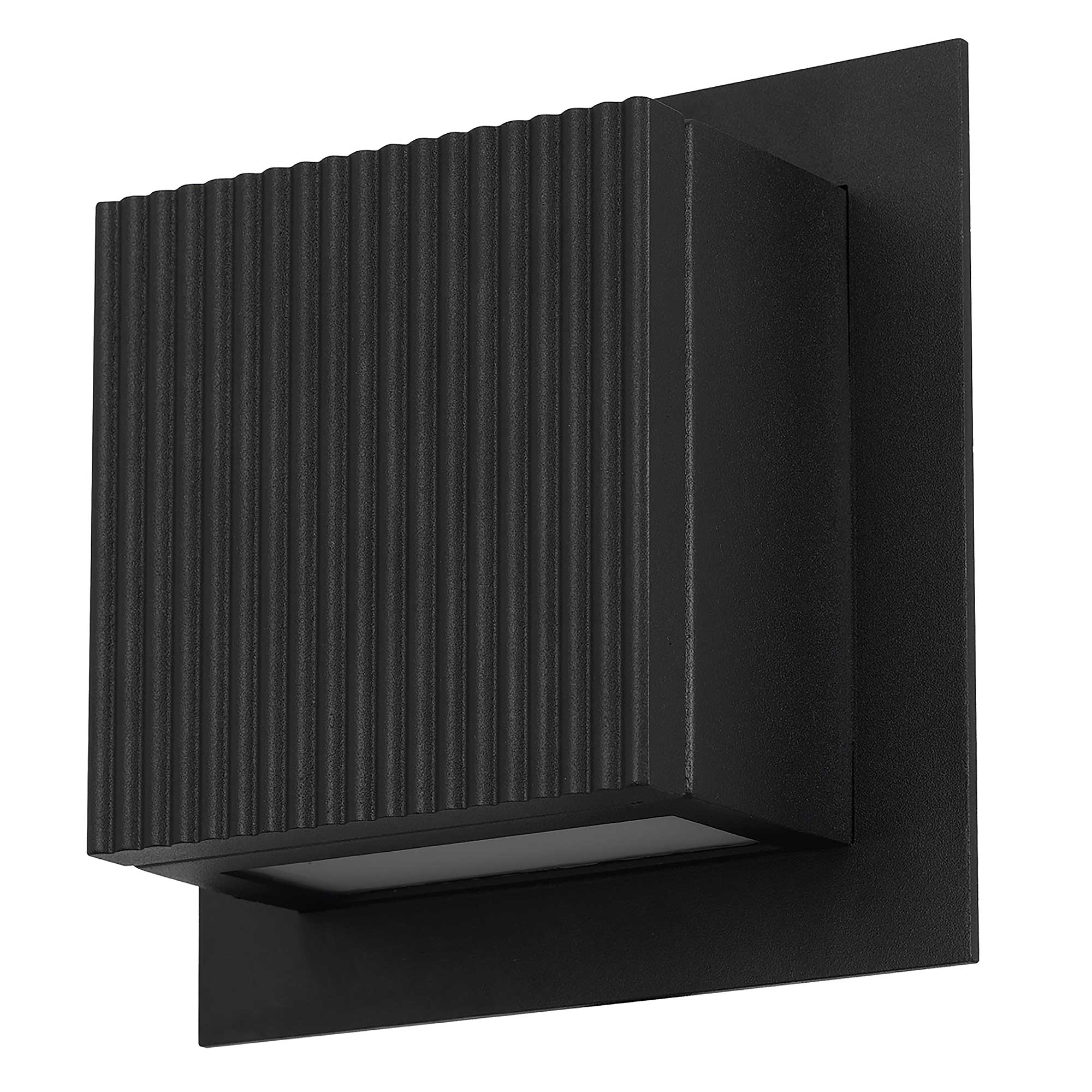 Alteck Miami 6.25-Inch Black 3-CCT LED Outdoor Wall Light - AW0061-3CCT-W-BK - Product Image 2