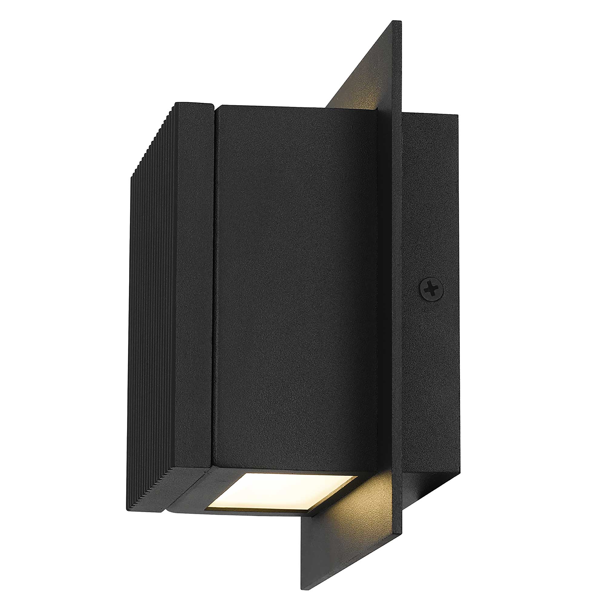 Alteck Miami 6.25-Inch Black 3-CCT LED Outdoor Wall Light - AW0061-3CCT-W-BK - Product Image 4