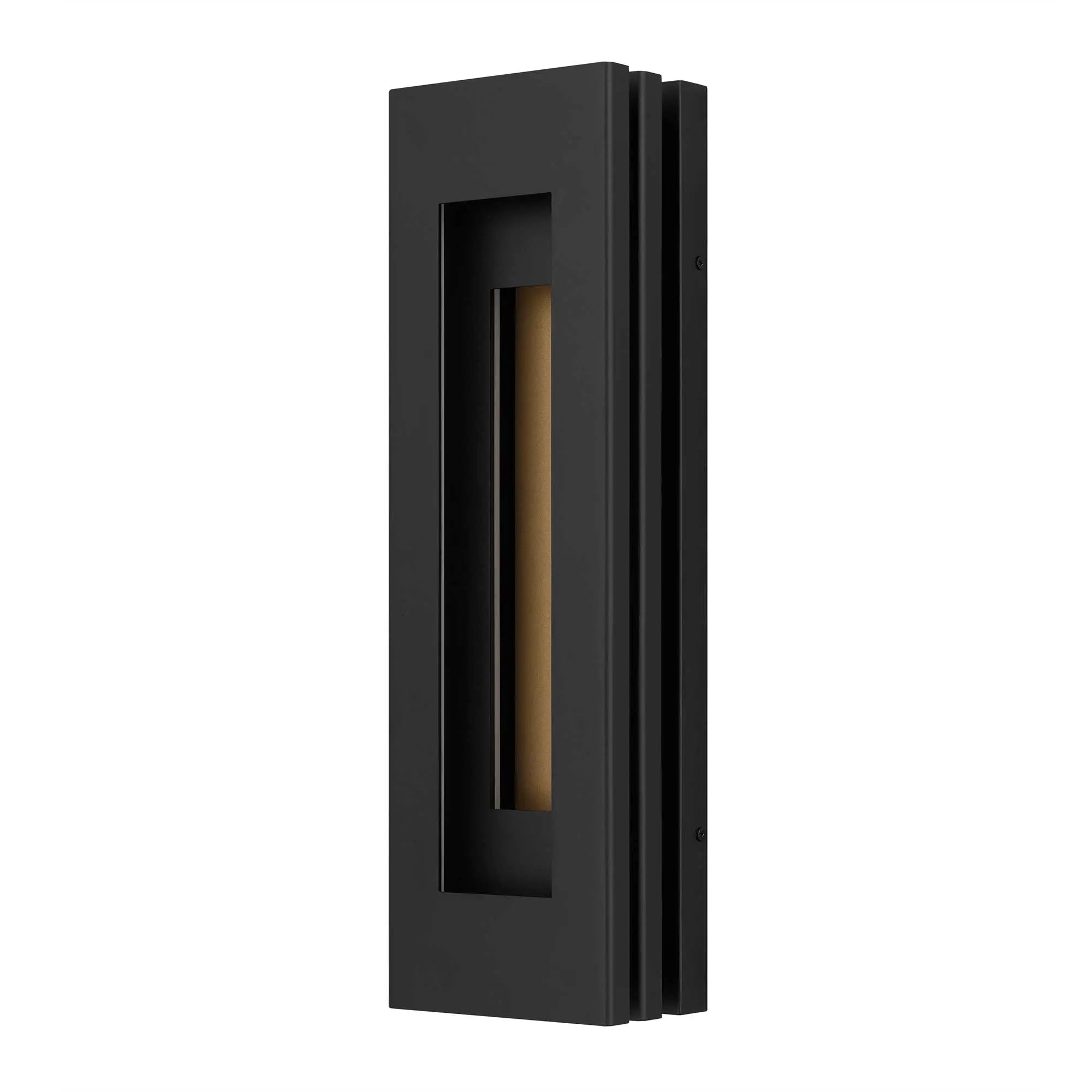 Alteck Layer 22-Inch Black 3-CCT LED Outdoor Wall Light - AW0080-3CCT-W-BK - Product Image 2