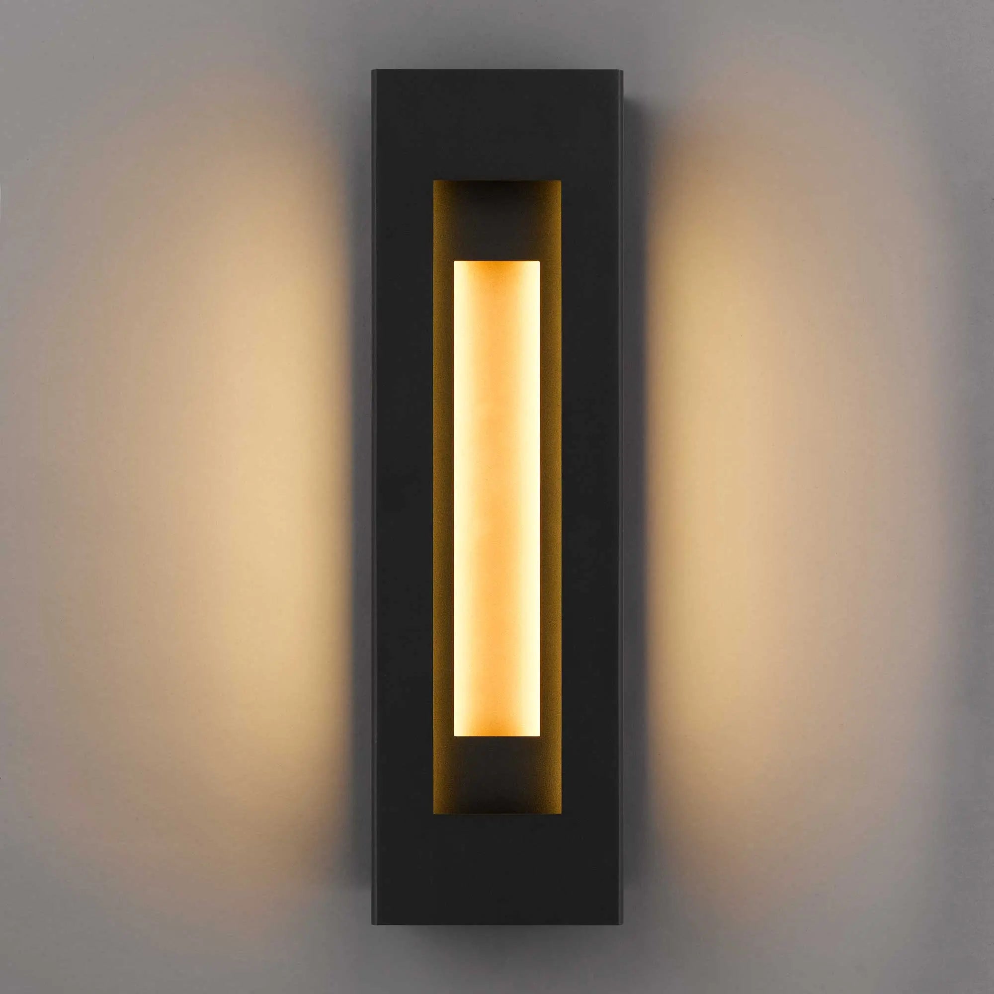 Alteck Layer 22-Inch Black 3-CCT LED Outdoor Wall Light - AW0080-3CCT-W-BK - Product Image 3