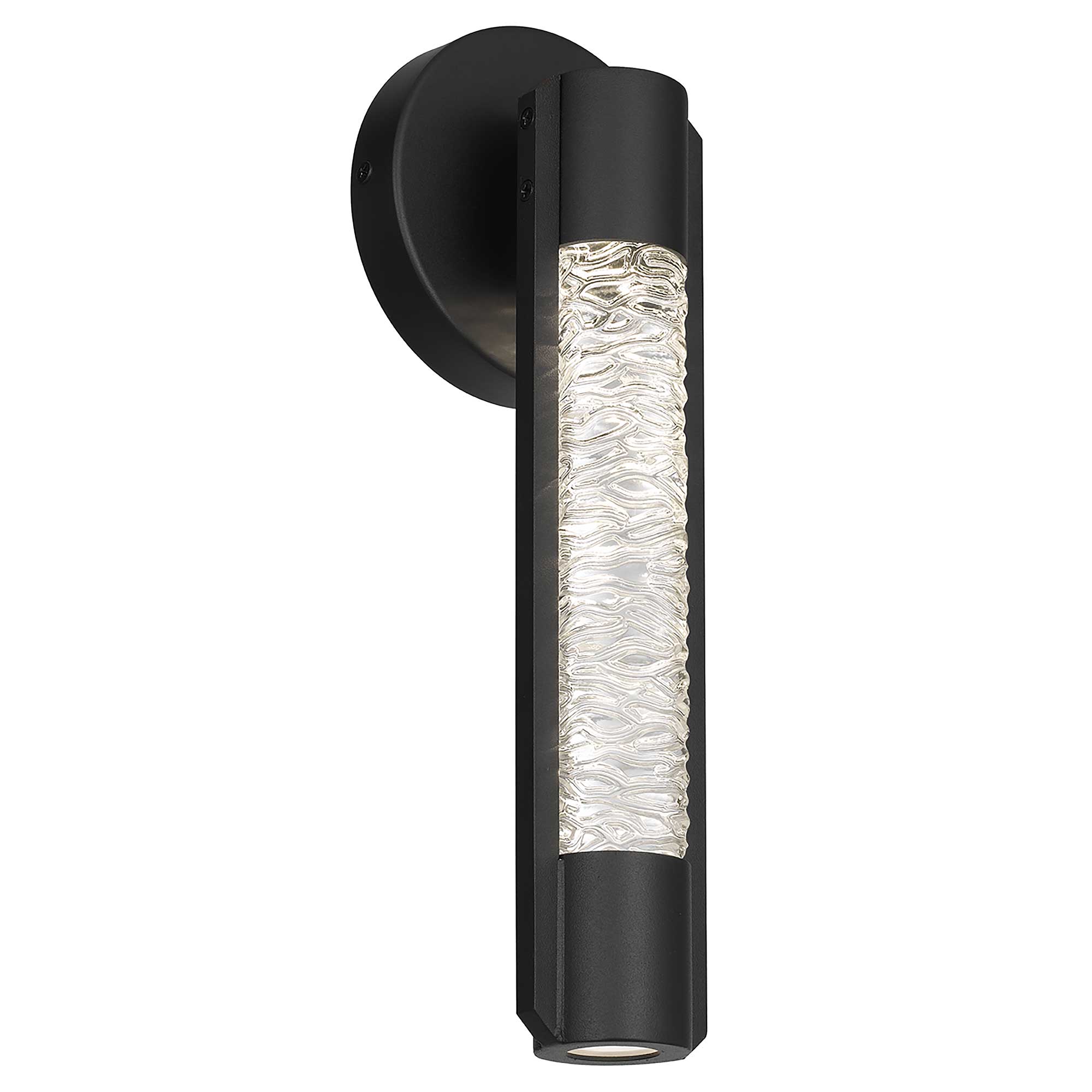 Alteck TIG 14-Inch Black 3-CCT LED Outdoor Wall Light - AW0087-3CCT-W-BK