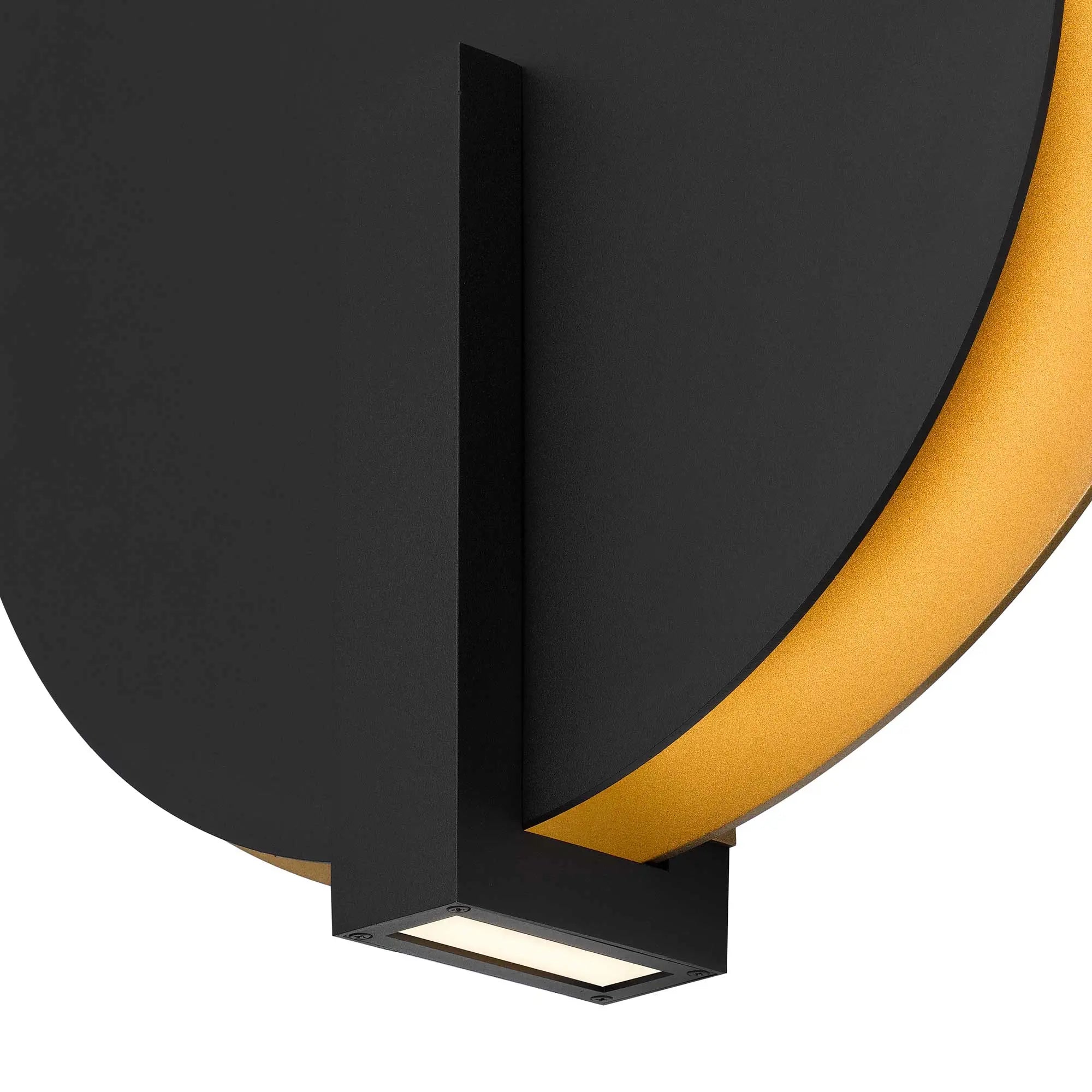 Alteck Eclipse 18.75-Inch Black 3-CCT LED Outdoor Wall Light - AW0090-3CCT-W-BK/PB - Product Image 5