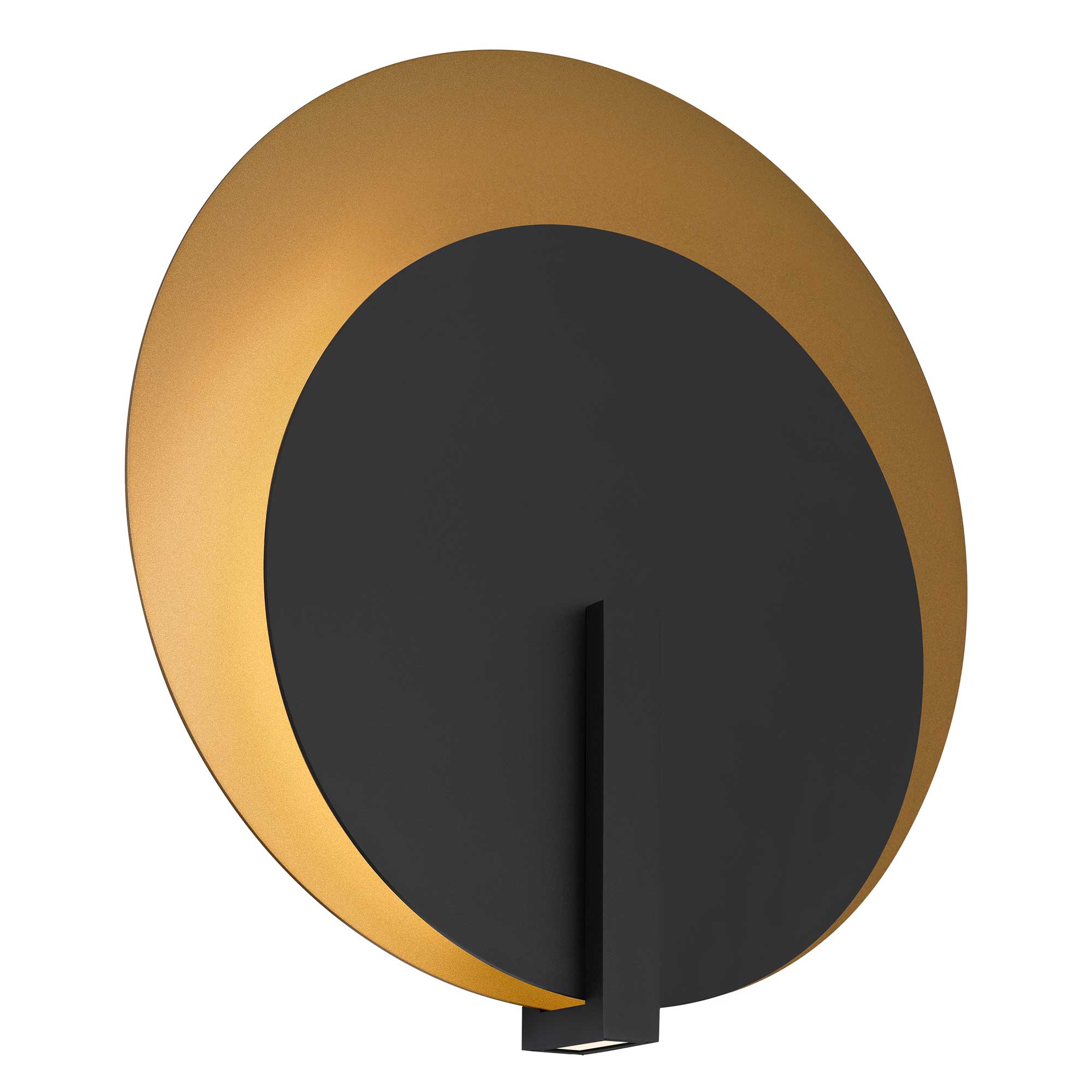 Alteck Eclipse 24.75-Inch Black 3-CCT LED Outdoor Wall Light - AW0091-3CCT-W-BK/PB