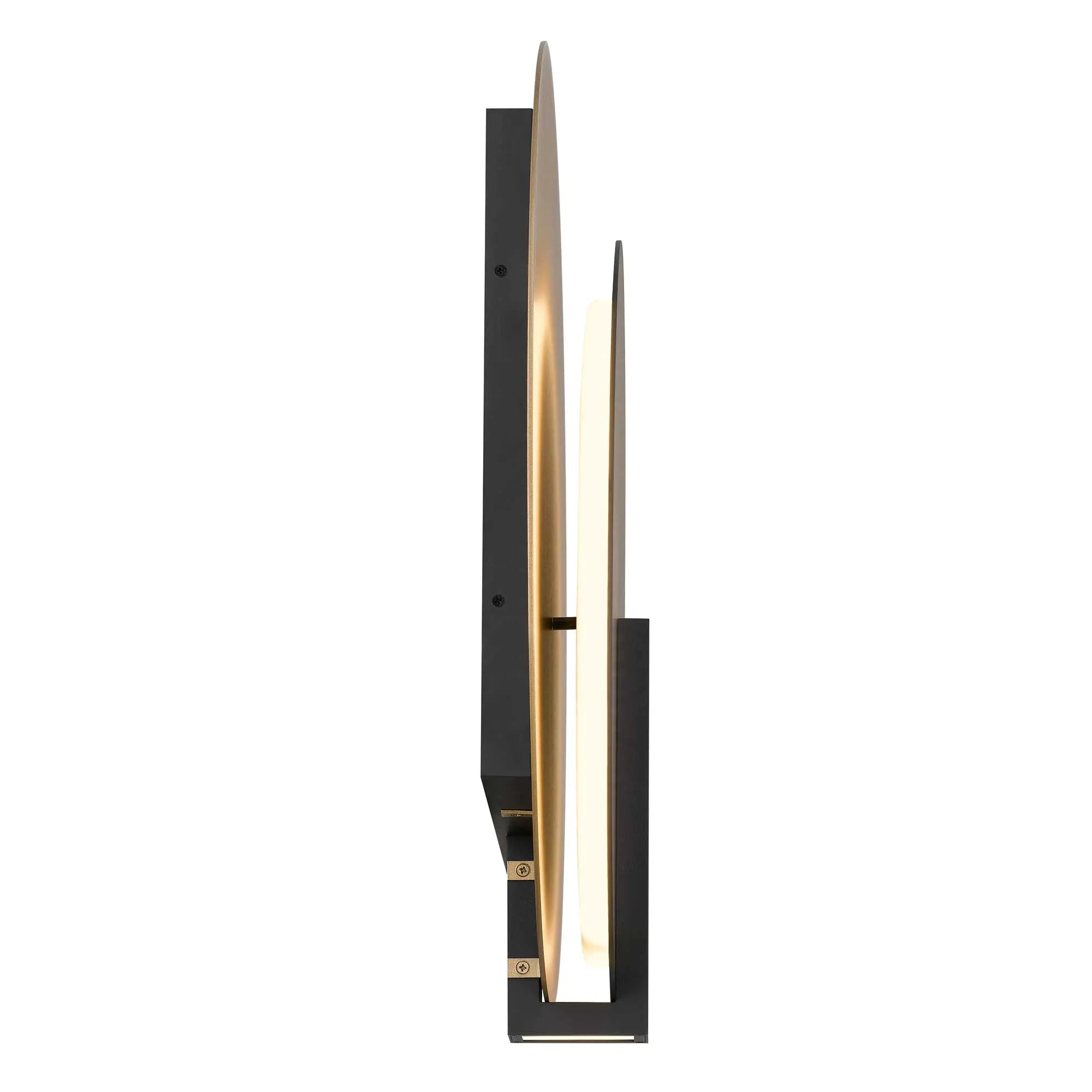 Alteck Eclipse 24.75-Inch Black 3-CCT LED Outdoor Wall Light - AW0091-3CCT-W-BK/PB - Product Image 4
