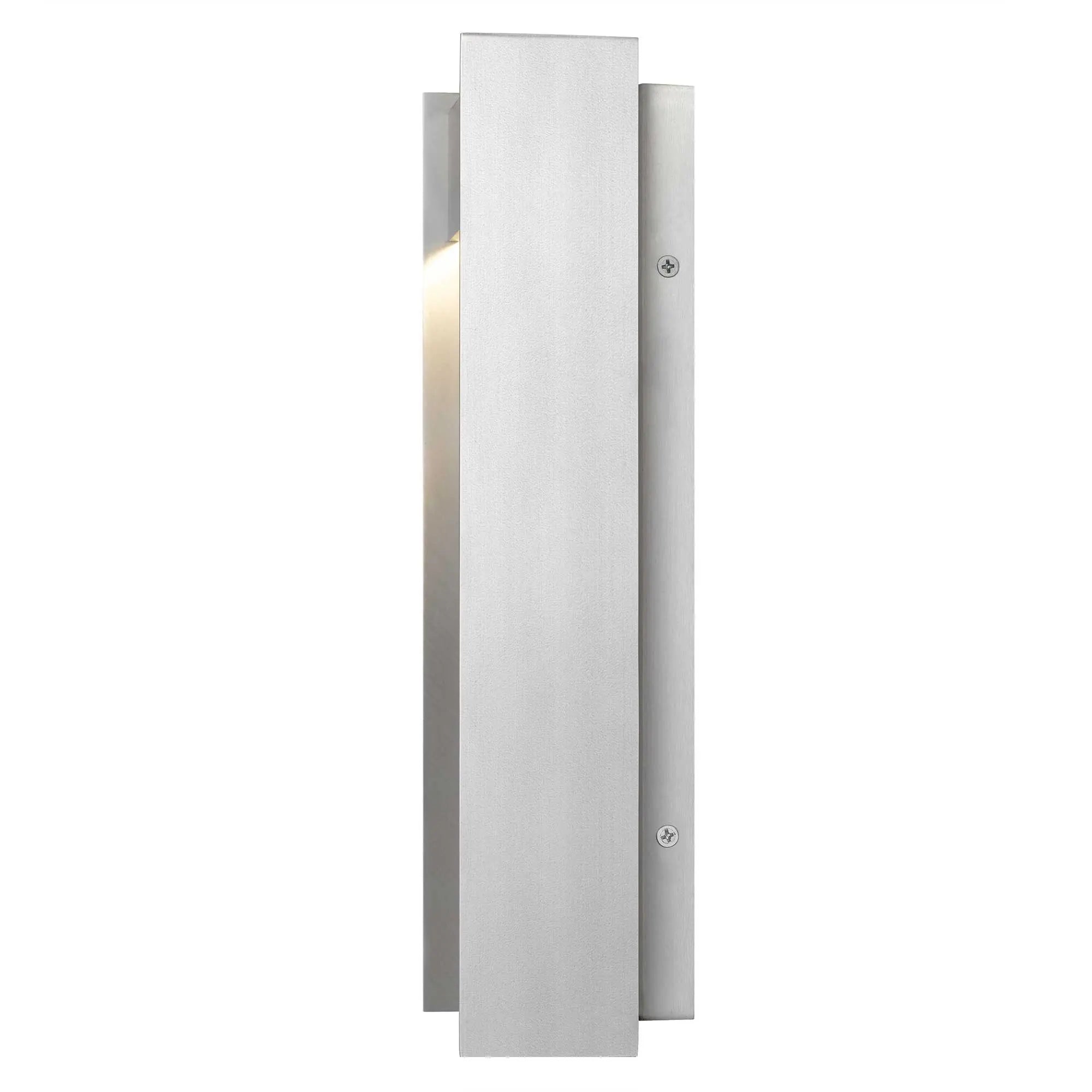 Alteck Terrazzo 14-Inch Brushed Aluminum 3-CCT LED Outdoor Wall Light - AW0095-3CCT-W-BA - Product Image 4