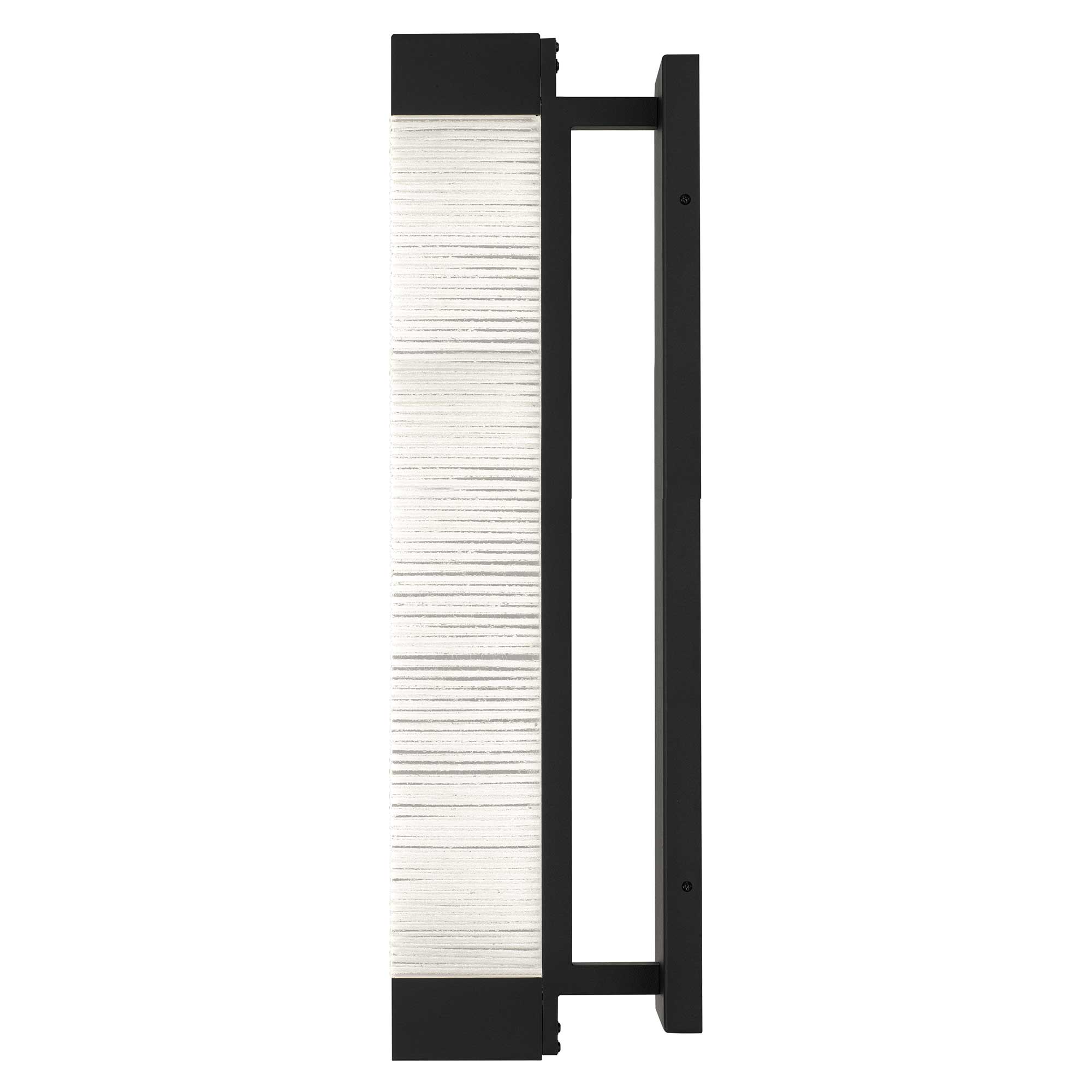 Alteck Solice 27-Inch Black 3-CCT LED Outdoor Wall Light - AW0098-3CCT-W-BK - Product Image 4