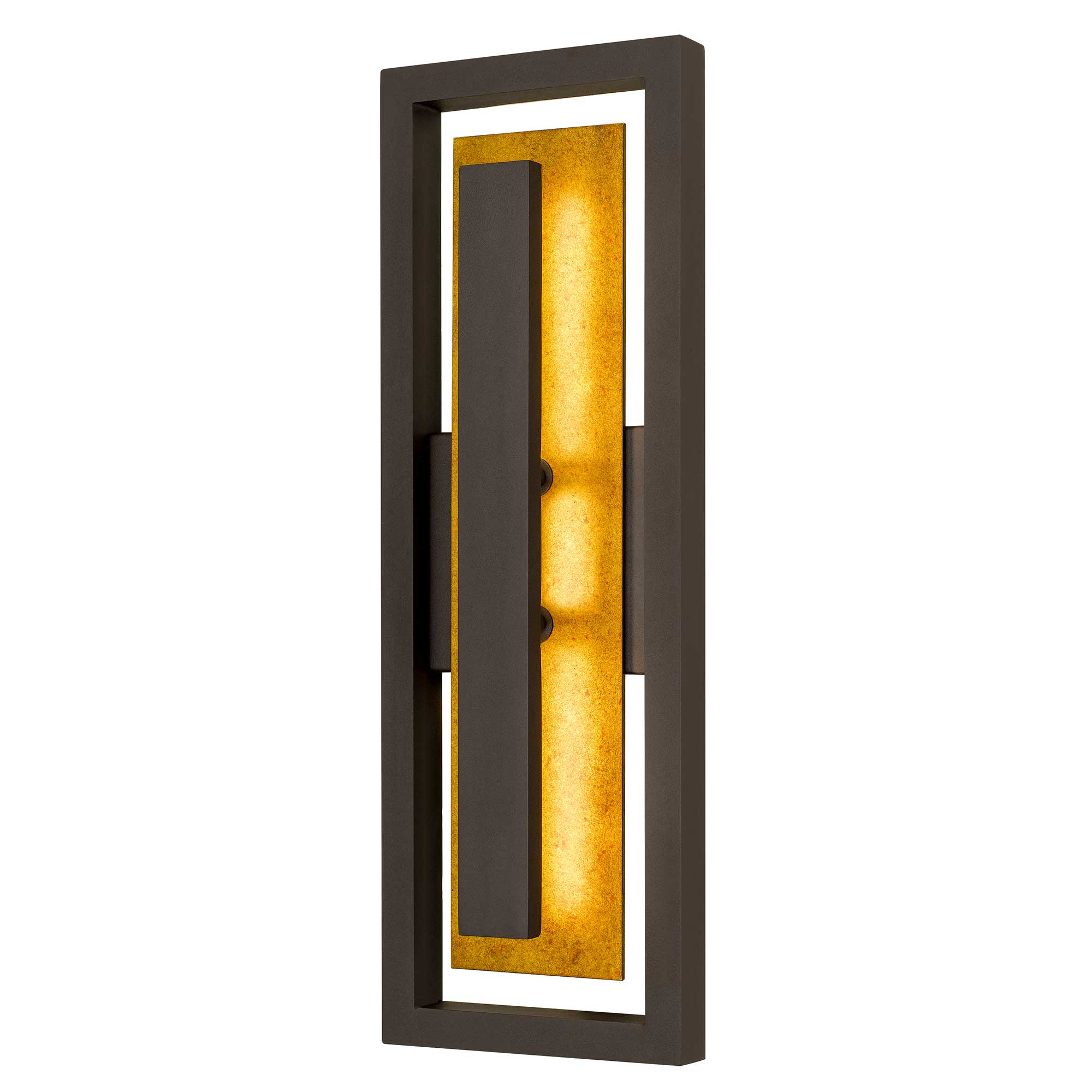 Alteck Panels 20.375-Inch Dark Bronze 3-CCT LED Outdoor Wall Light - AW0099-3CCT-W-DB