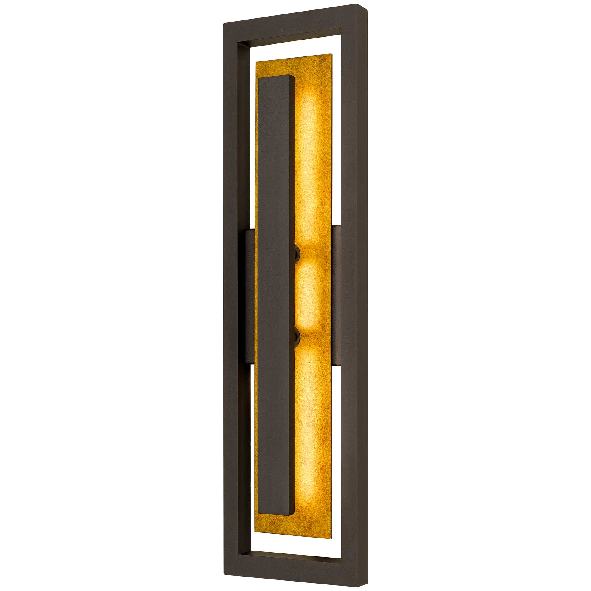 Alteck Panels 26.25-Inch Dark Bronze 3-CCT LED Outdoor Wall Light - AW0100-3CCT-W-DB