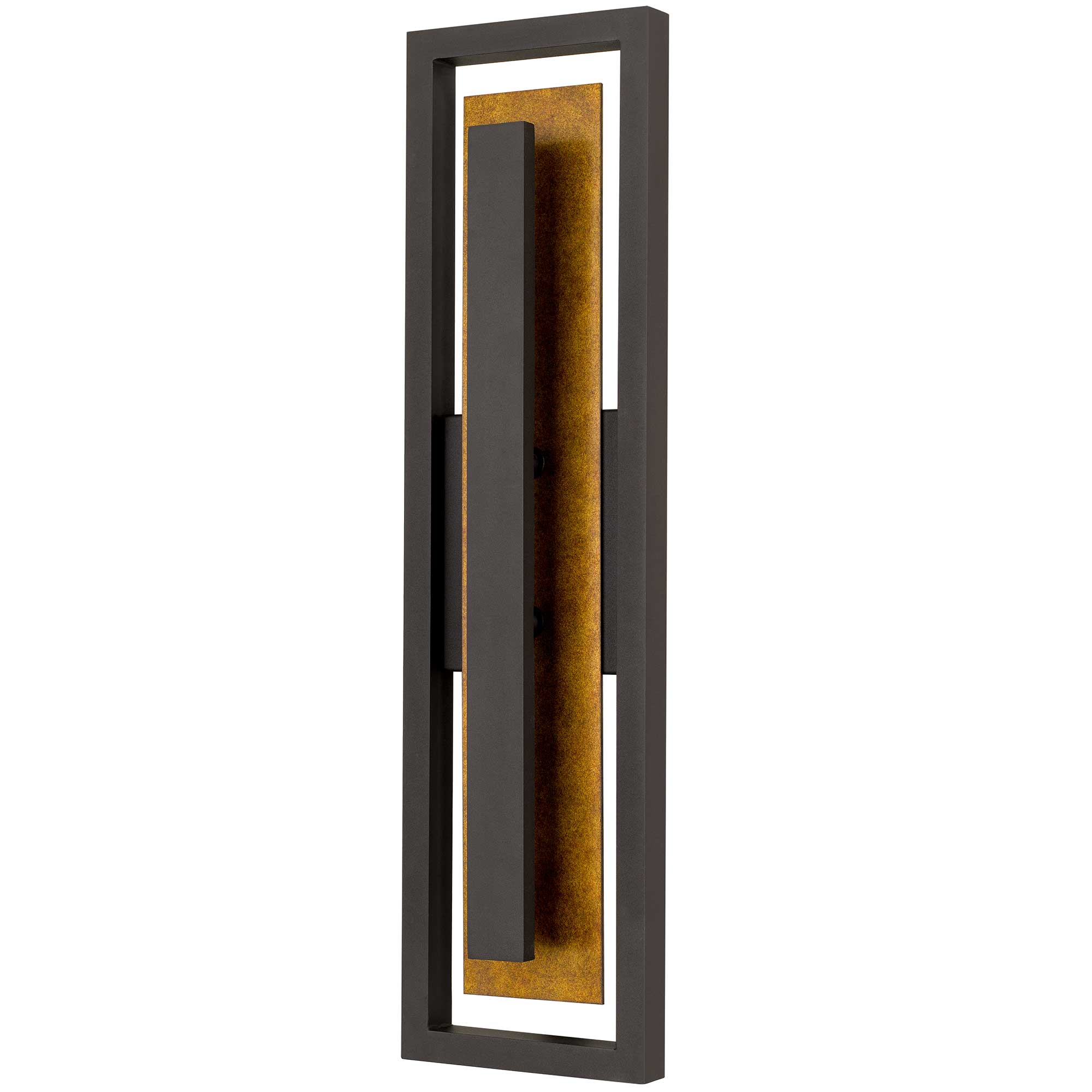 Alteck Panels 26.25-Inch Dark Bronze 3-CCT LED Outdoor Wall Light - AW0100-3CCT-W-DB - Product Image 2