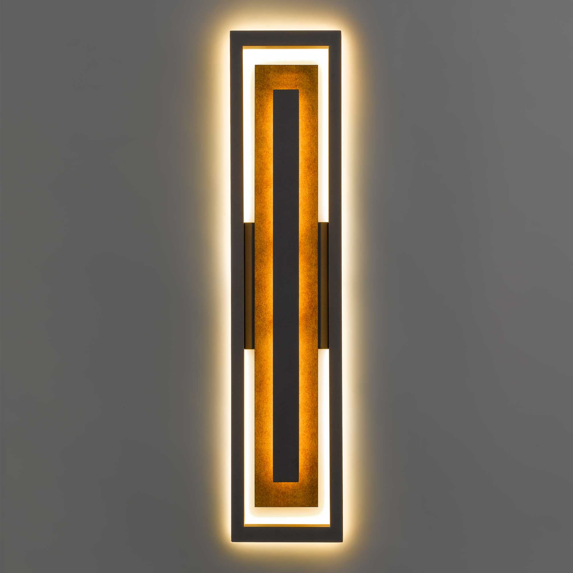 Alteck Panels 32.25-Inch Dark Bronze 3-CCT LED Outdoor Wall Light - AW0101-3CCT-W-DB - Product Image 3
