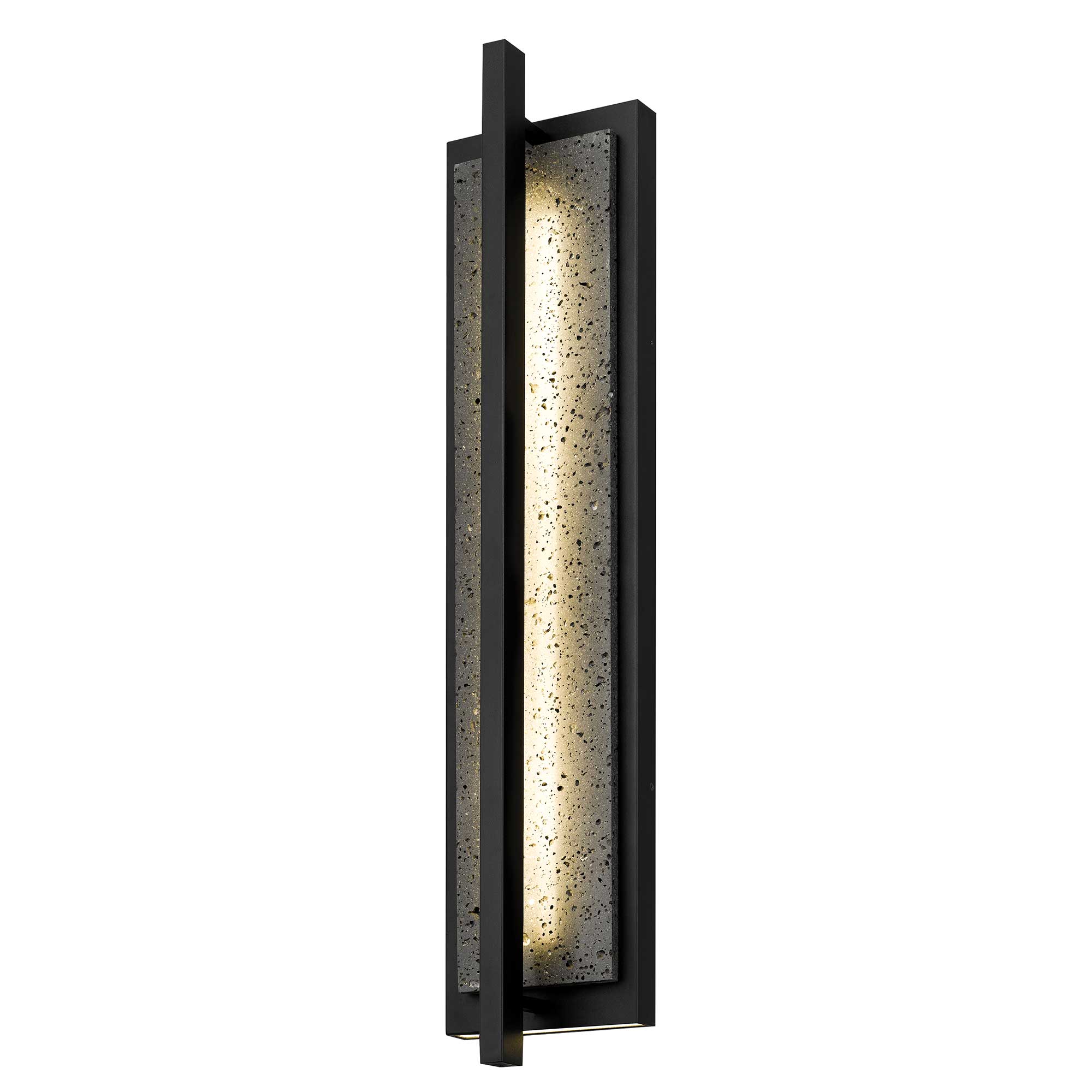 Alteck Dakota 32-Inch Black 3-CCT LED Outdoor Wall Light - AW0104-3CCT-W-BK