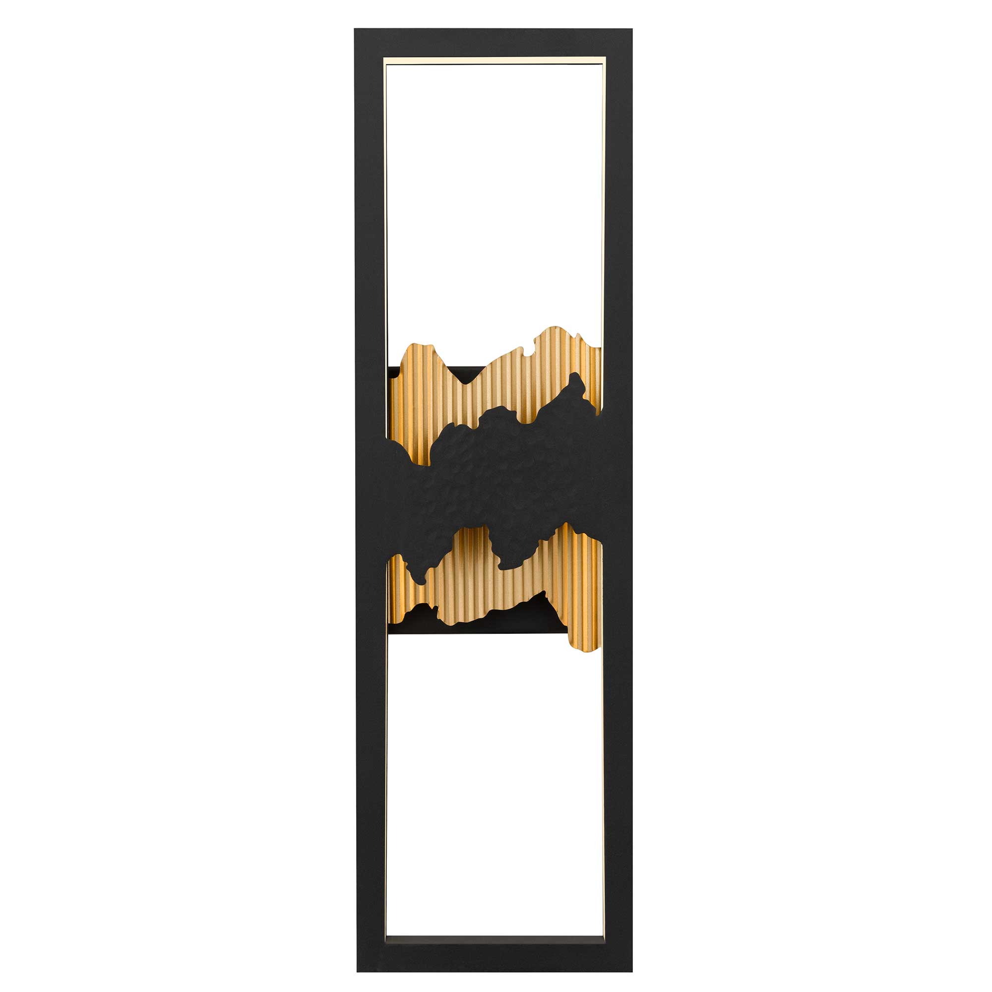 Alteck Sunrize 22-Inch Black 3-CCT LED Outdoor Wall Light - AW0112-3CCT-W-BK/PB - Product Image 3