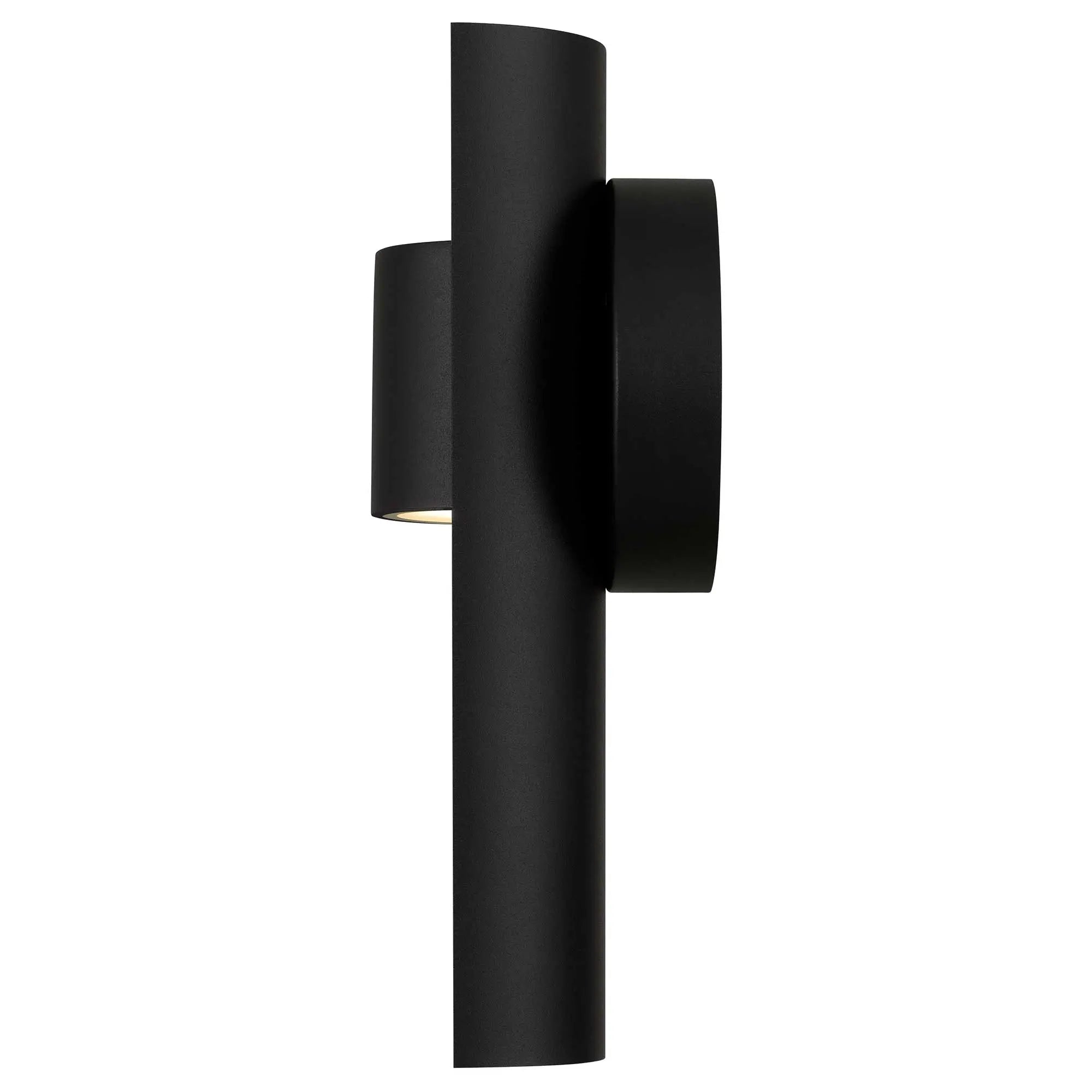 Alteck Hugo 11.5-Inch Black 3-CCT LED Outdoor Wall Light - AW0113-3CCT-W-BK - Product Image 4
