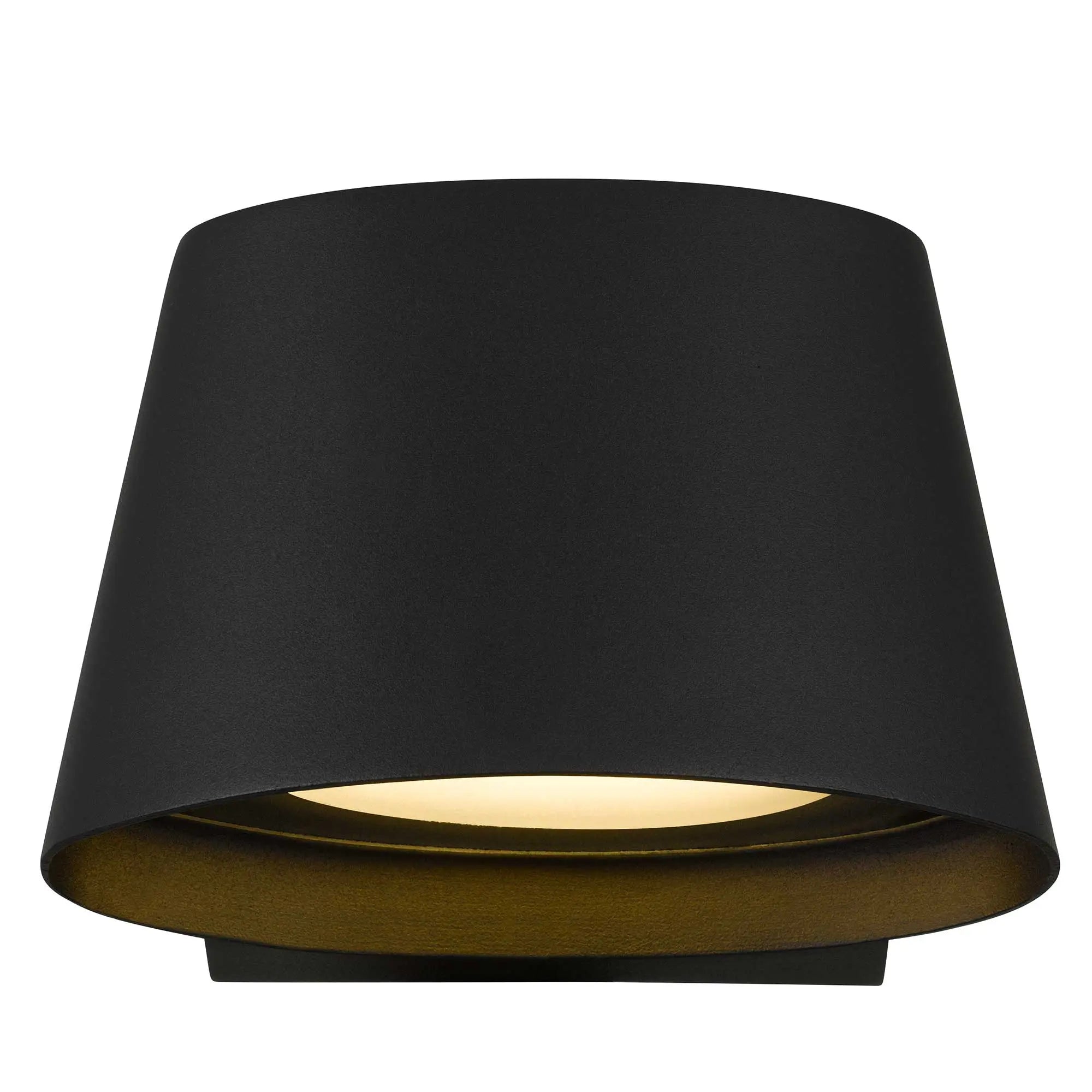 Alteck Grace 5-Inch Black 3-CCT LED Outdoor Wall Light - AW0115-3CCT-W-BK - Product Image 3