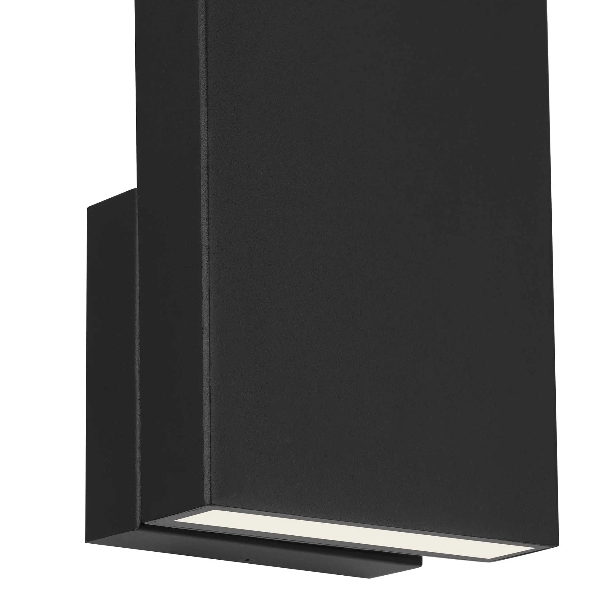 Alteck Mille 18-Inch Black 3-CCT LED Outdoor Wall Light - AW0117-3CCT-W-BK - Product Image 2