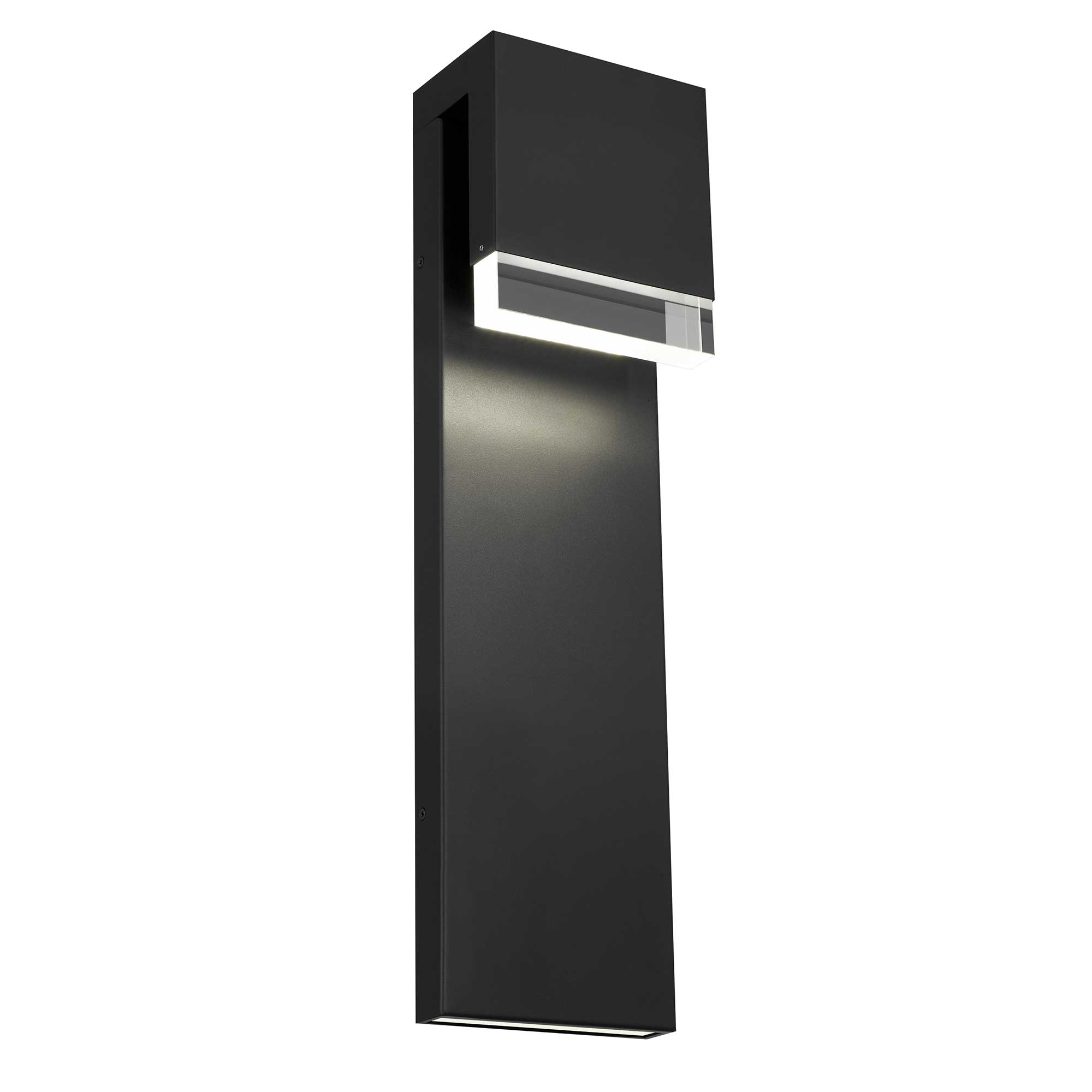 Alteck Lagos 24-Inch Black 3-CCT LED Outdoor Wall Light - AW0118-3CCT-W-BK