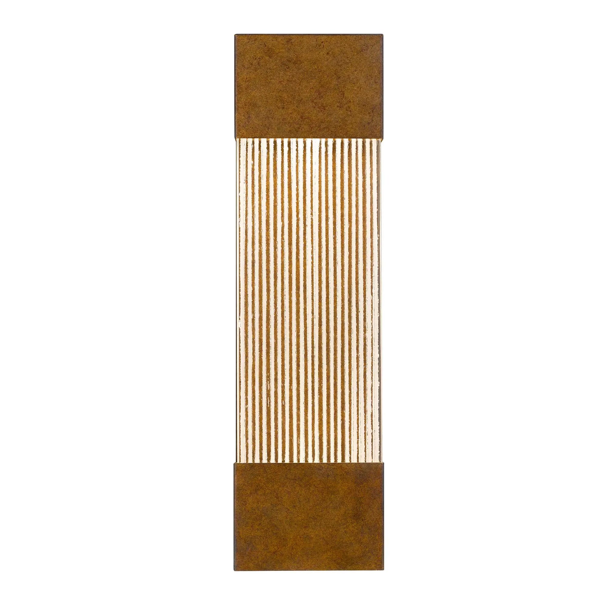 Alteck Mystic 20-Inch Painted Patina Brass 3-CCT LED Outdoor Wall Light - AW0119-3CCT-W-PPB - Product Image 3
