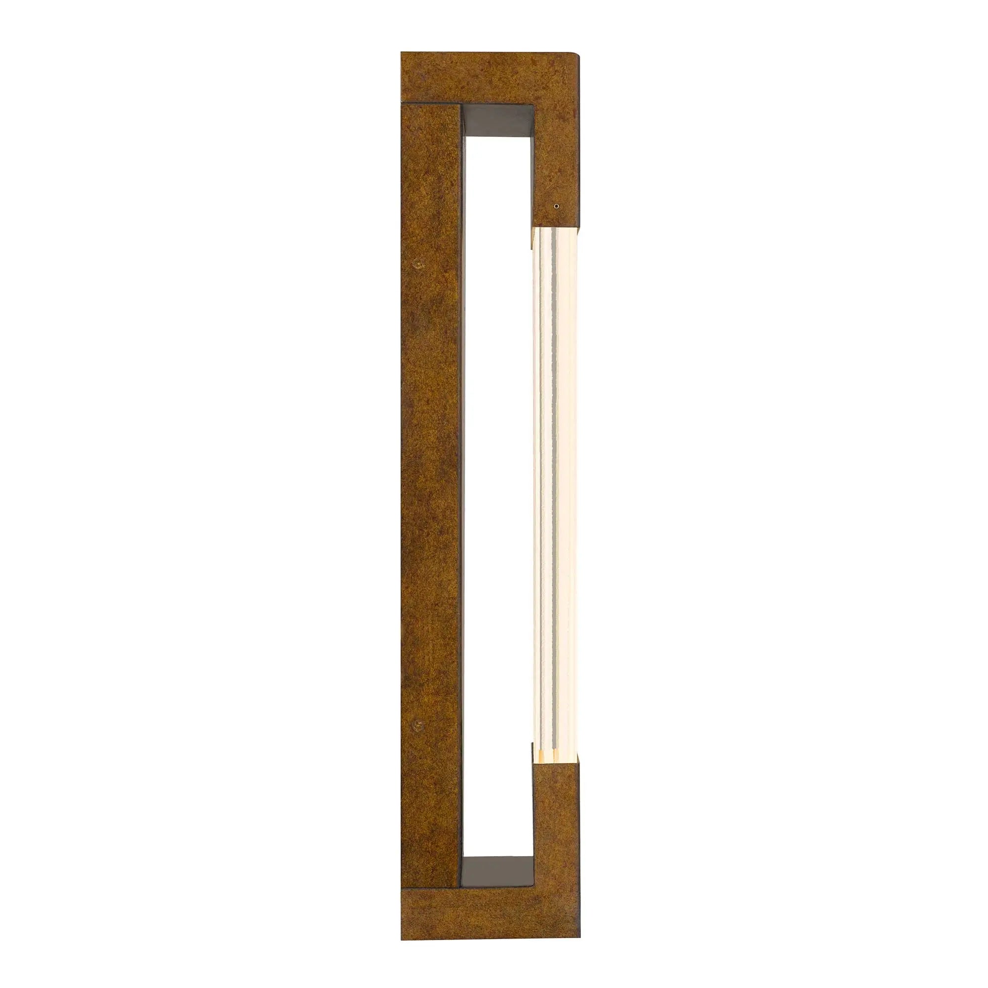 Alteck Mystic 20-Inch Painted Patina Brass 3-CCT LED Outdoor Wall Light - AW0119-3CCT-W-PPB - Product Image 4