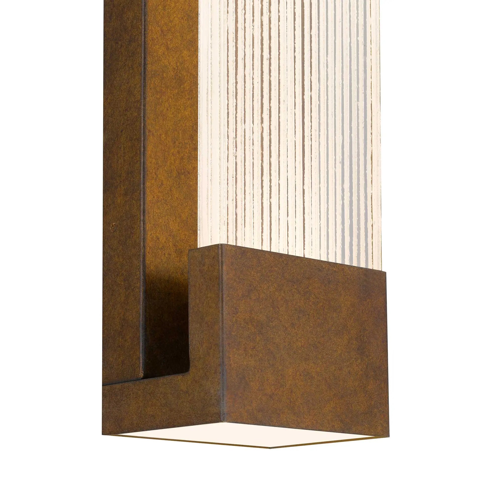 Alteck Mystic 20-Inch Painted Patina Brass 3-CCT LED Outdoor Wall Light - AW0119-3CCT-W-PPB - Product Image 5