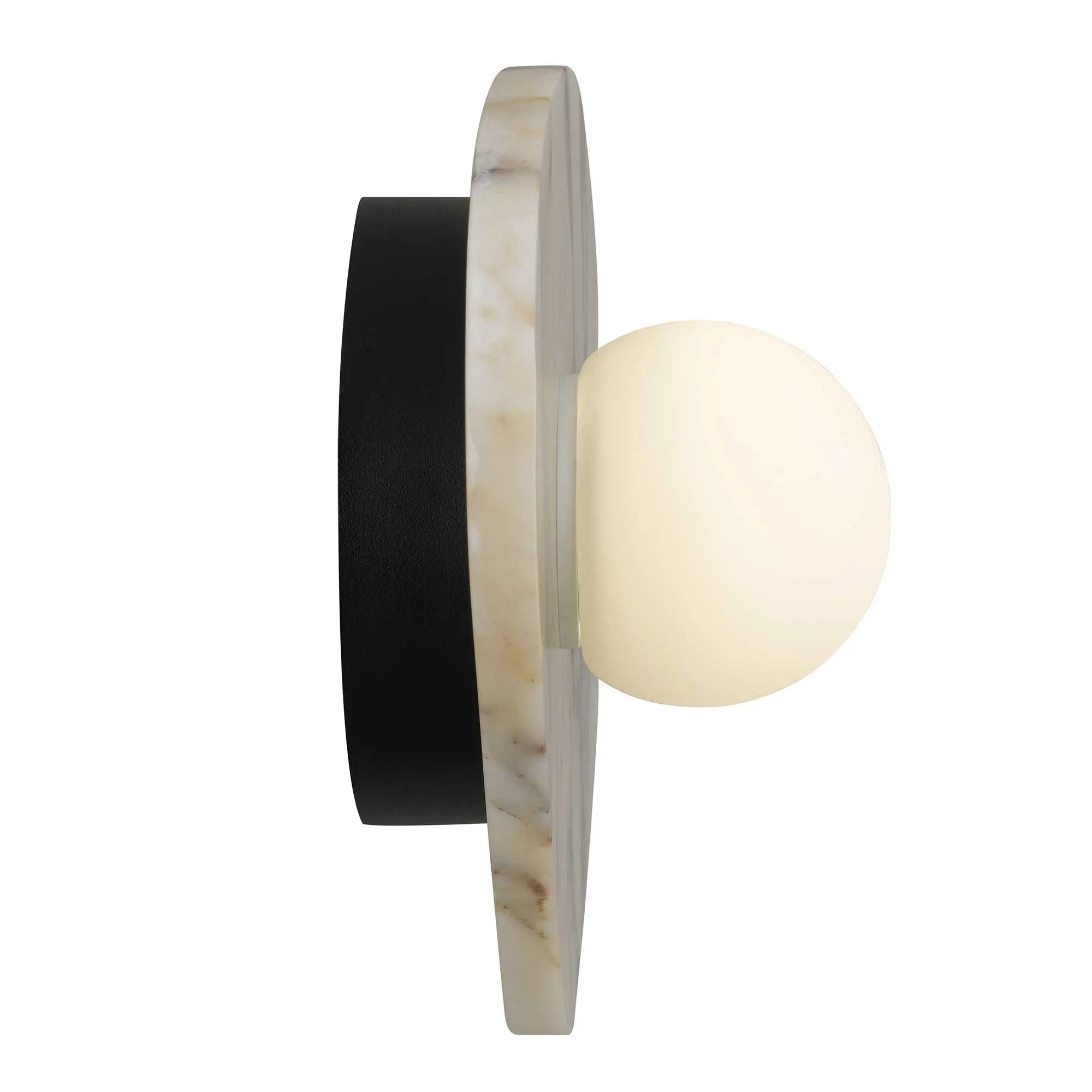 Alteck Tenere 7.75-Inch Black 3-CCT LED Outdoor Wall Light - AW0120-3CCT-W-WH - Product Image 4