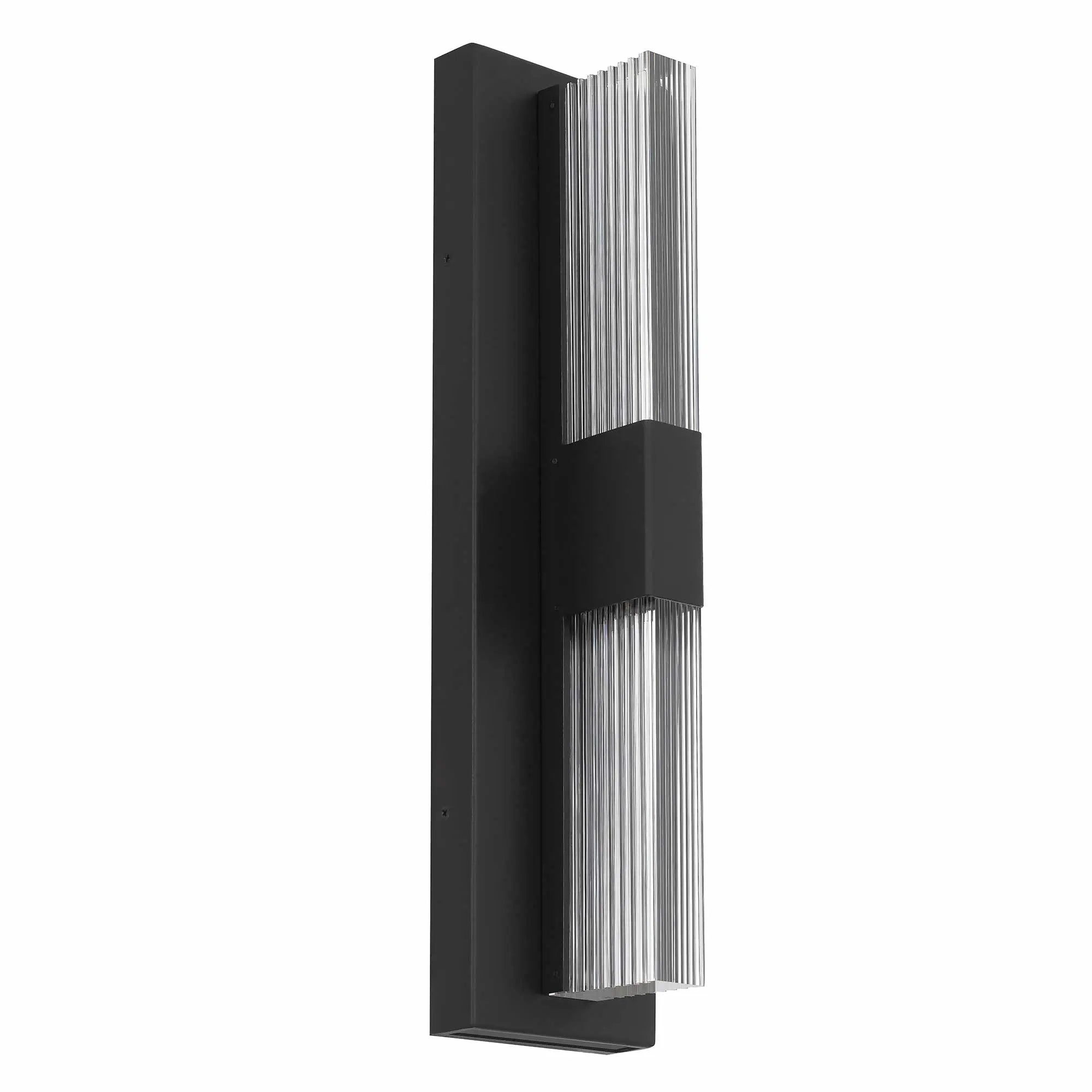 Alteck Arles 18-Inch Black 3-CCT LED Outdoor Wall Light - AW0121-3CCT-W-BK - Product Image 2
