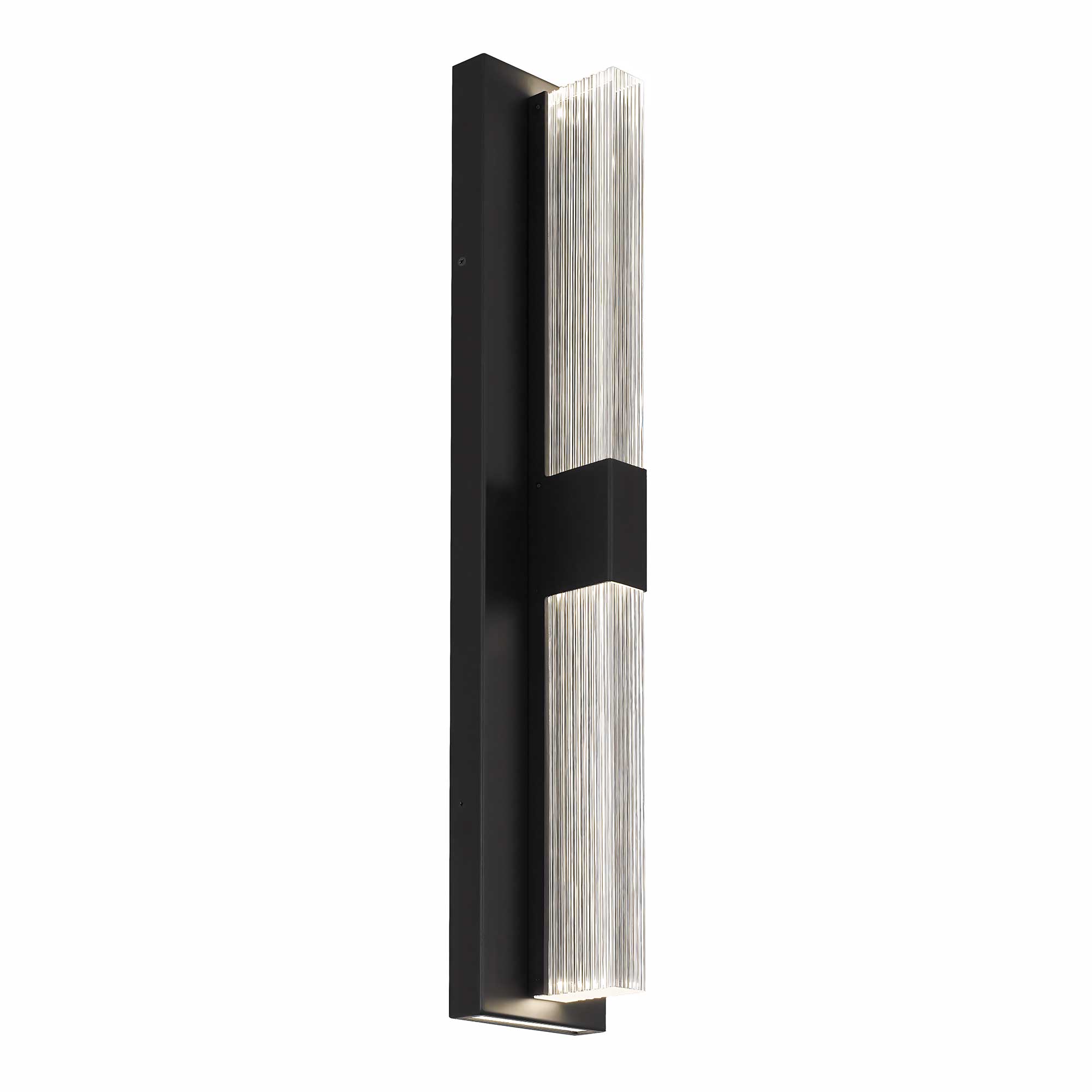 Alteck Arles 25-Inch Black 3-CCT LED Outdoor Wall Light - AW0122-3CCT-W-BK