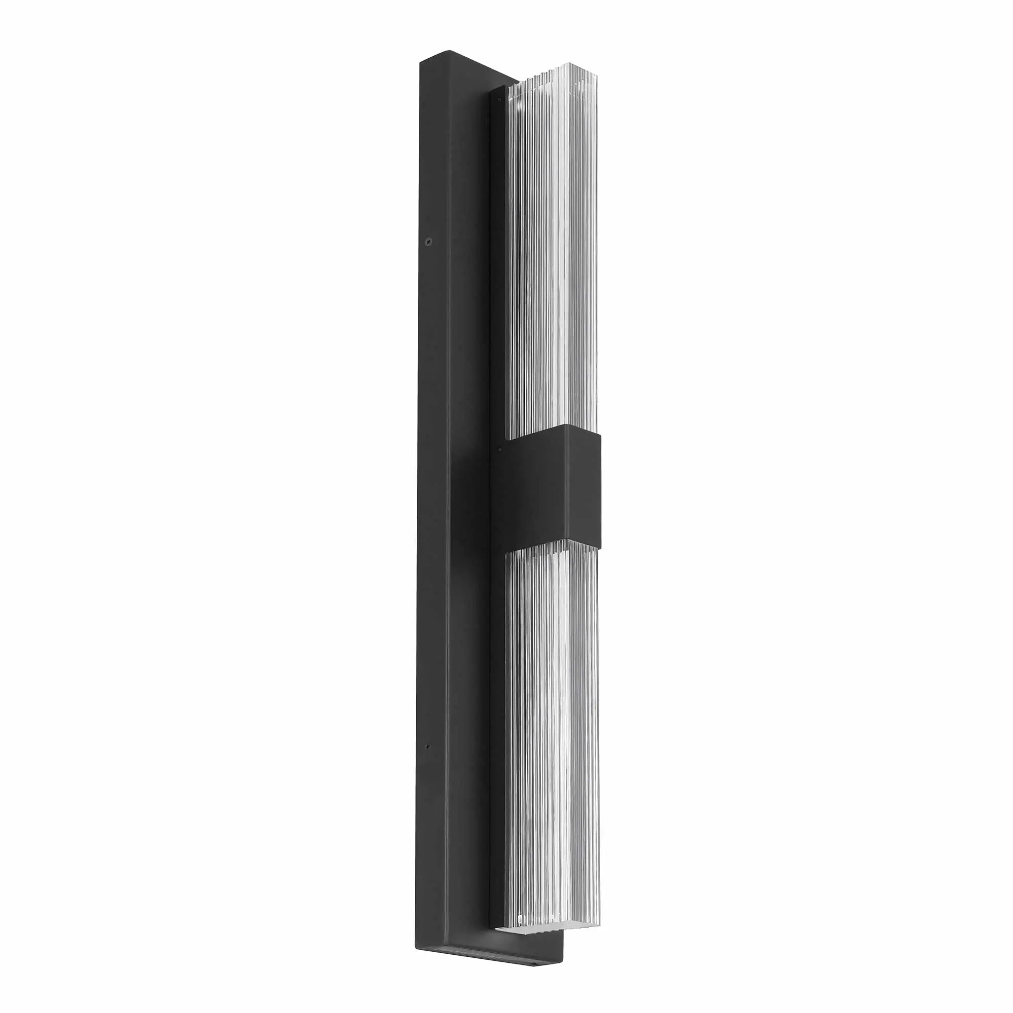 Alteck Arles 25-Inch Black 3-CCT LED Outdoor Wall Light - AW0122-3CCT-W-BK - Product Image 2