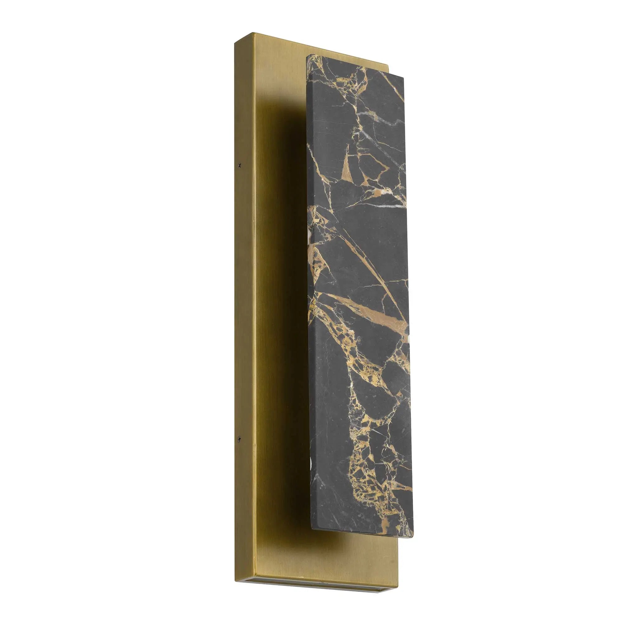 Alteck Zoey 18-Inch Painted Antique Brass 3-CCT LED Outdoor Wall Light - AW0123-3CCT-W-PAB - Product Image 2
