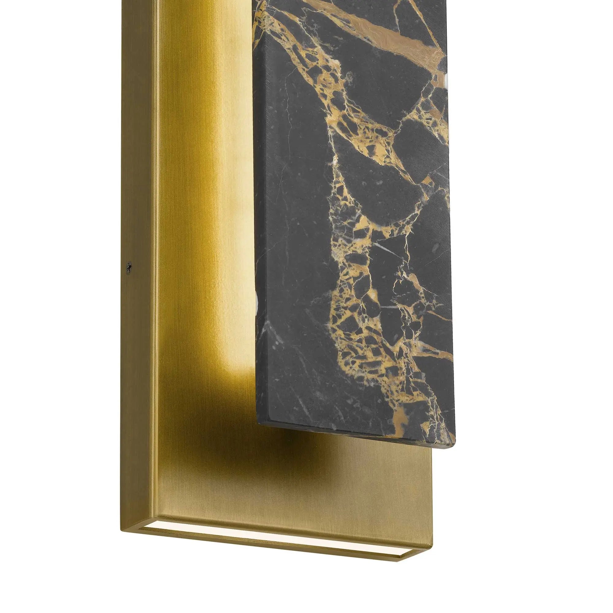 Alteck Zoey 18-Inch Painted Antique Brass 3-CCT LED Outdoor Wall Light - AW0123-3CCT-W-PAB - Product Image 5