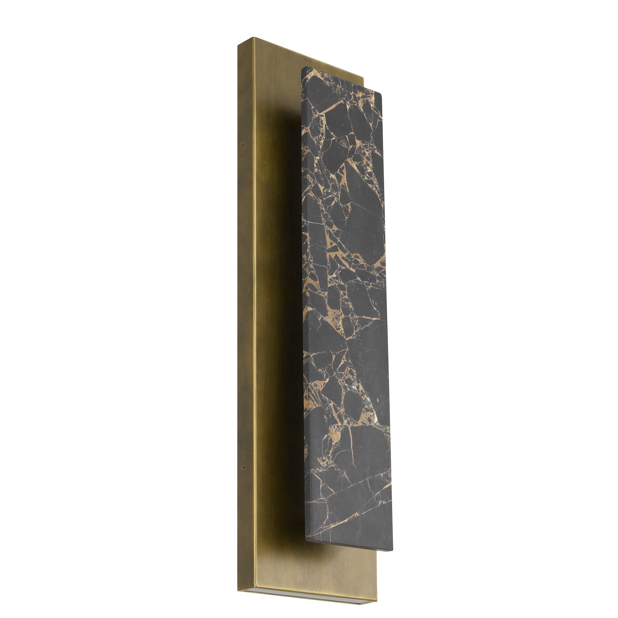 Alteck Zoey 24-Inch Painted Antique Brass 3-CCT LED Outdoor Wall Light - AW0124-3CCT-W-PAB - Product Image 2