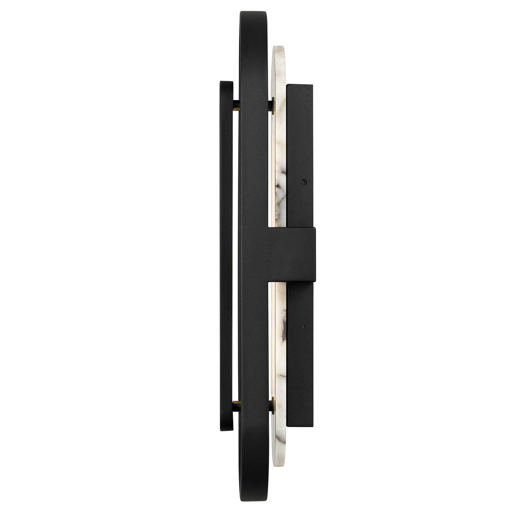 Alteck Roundabout 22-Inch Painted Antique Brass 3-CCT LED Outdoor Wall Light - AW0125-3CCT-W-BK - Product Image 4
