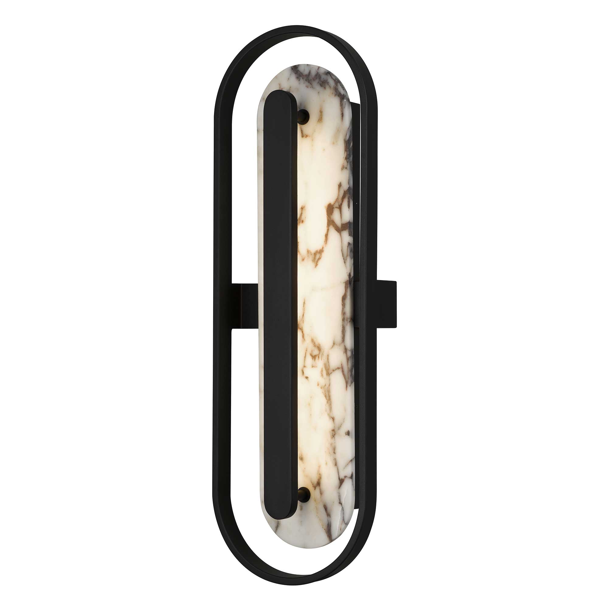 Alteck Roundabout 28-Inch Black 3-CCT LED Outdoor Wall Light - AW0126-3CCT-W-BK