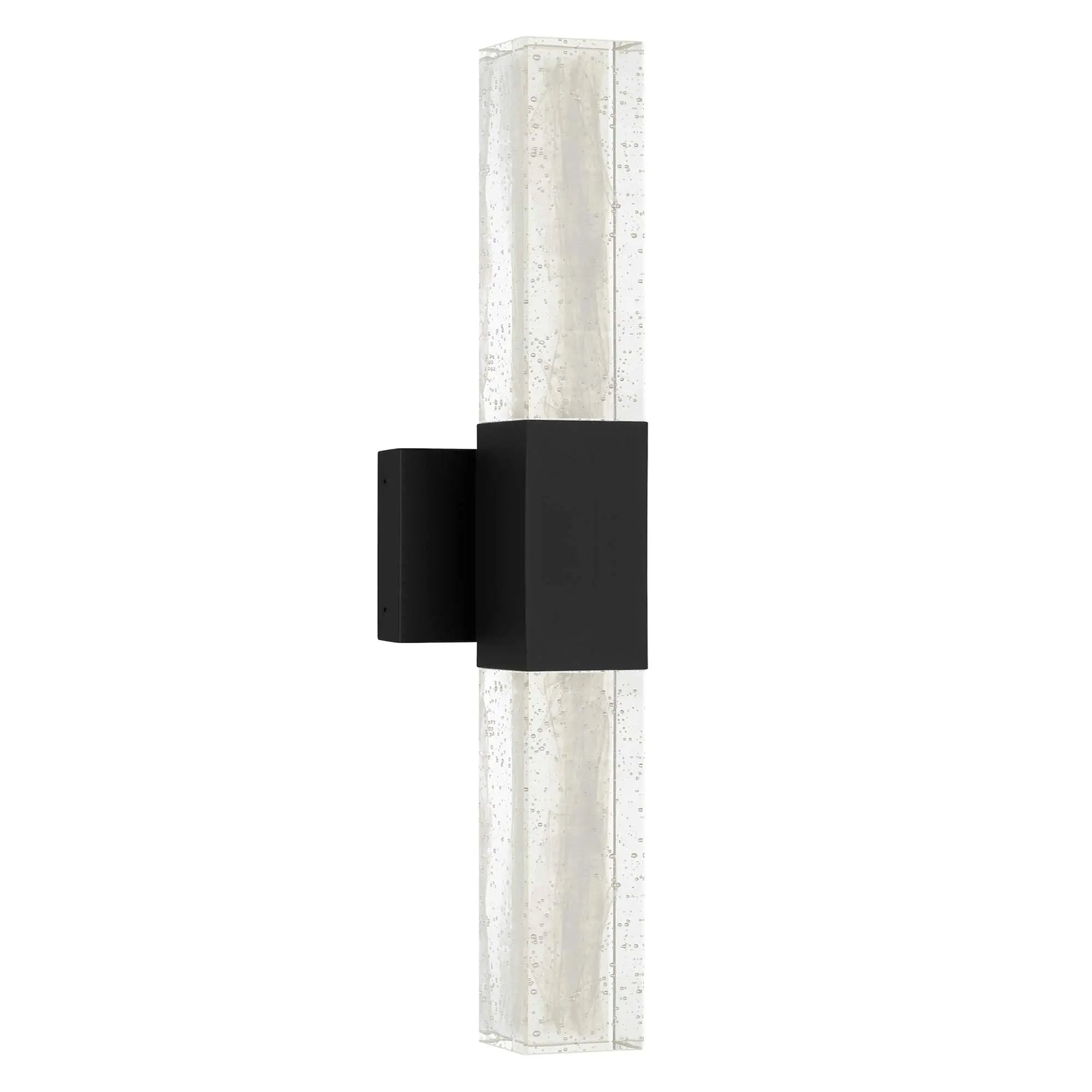 Alteck Folio 24-Inch Black 3-CCT LED Outdoor Wall Light - AW0129-3CCT-W-BK - Product Image 2