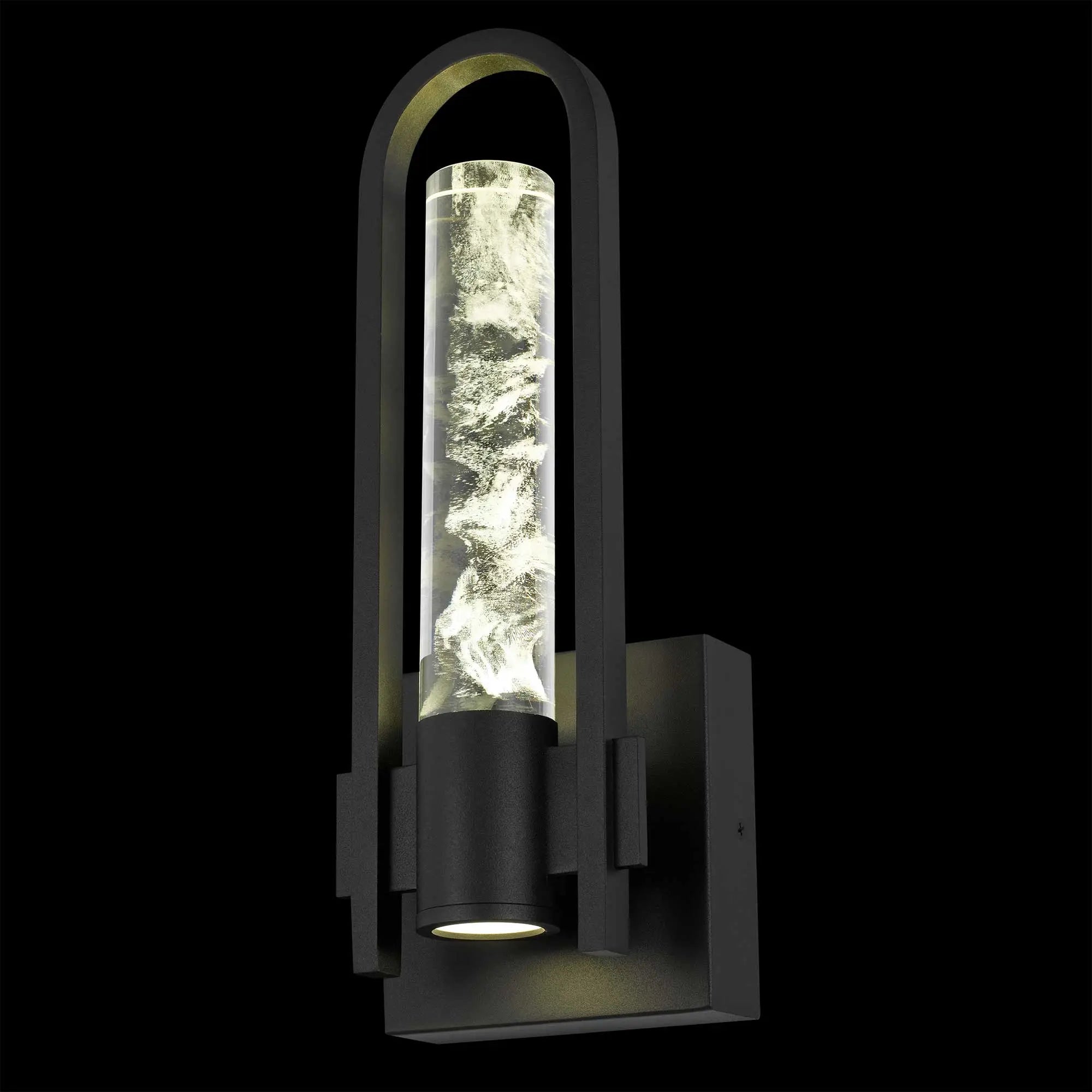 Alteck Arch 12.75-Inch Black 3-CCT LED Outdoor Wall Light - AW0131-3CCT-W-BK