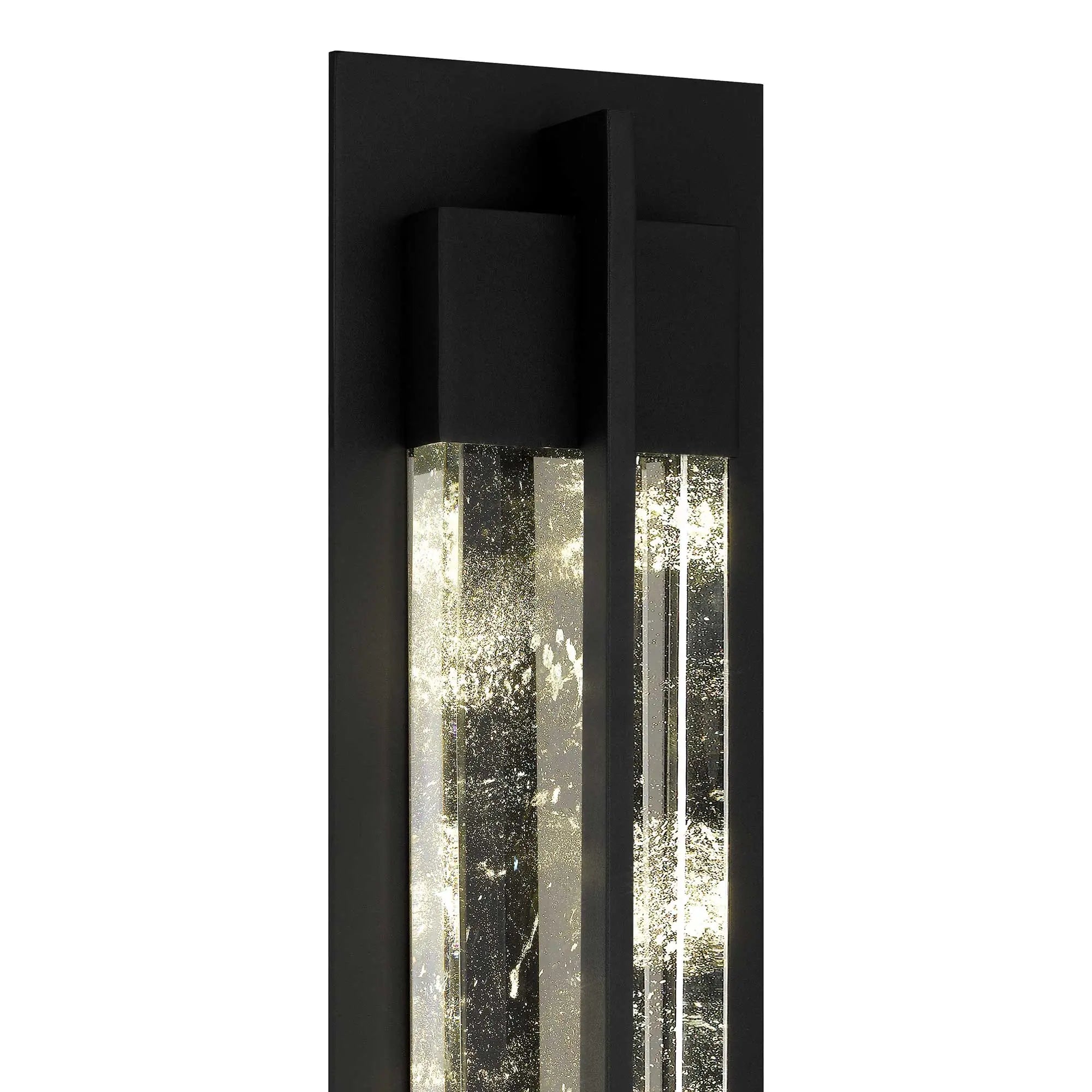 Alteck Rivera 26-Inch Black 3-CCT LED Outdoor Wall Light - AW0134-3CCT-W-BK - Product Image 5